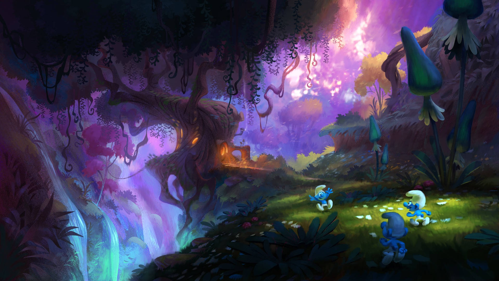 The Smurfs: Mission Vileaf Background