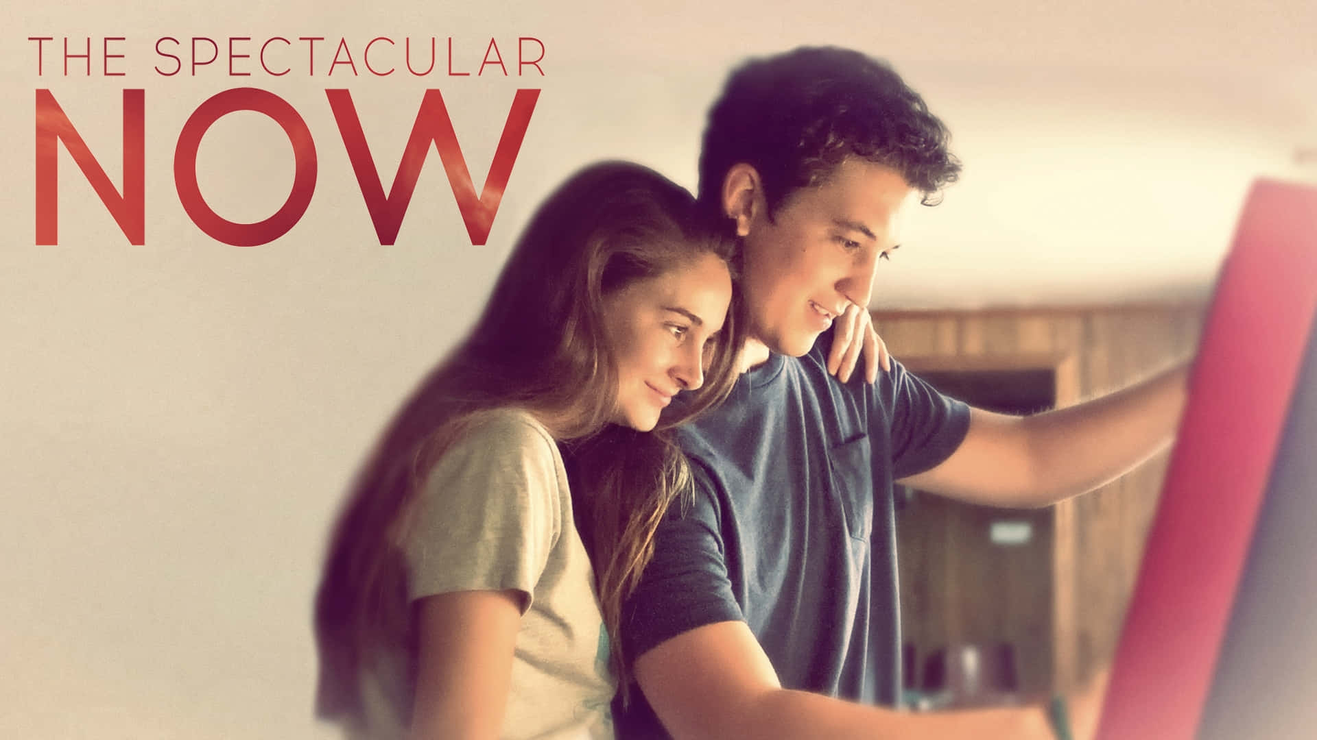 The Spectacular Now Film Promotionele Afbeelding Achtergrond