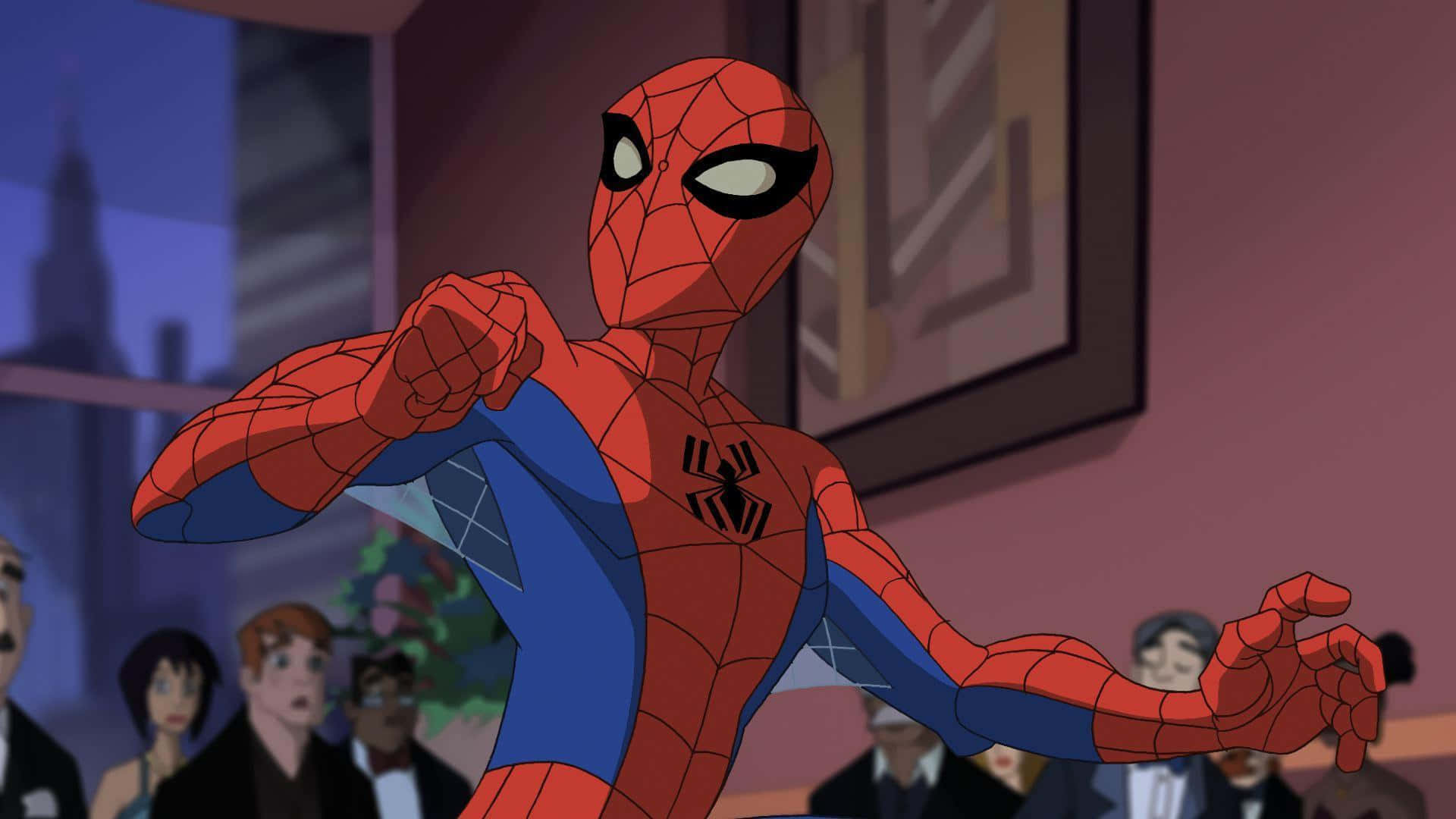 The Spectacular Spider-man Crowd Wallpaper