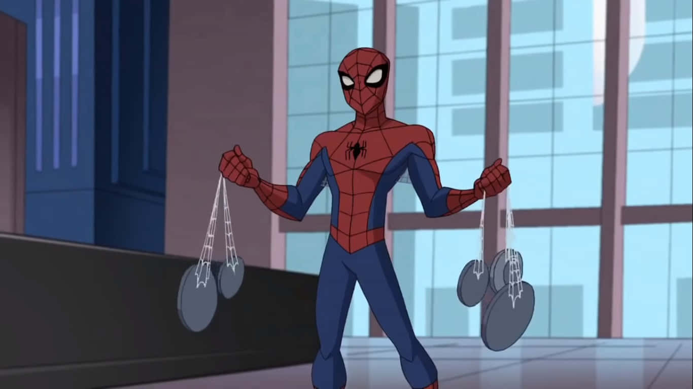 Ilfantastico Spider-man Nel Mondo Della Criminalità Sfondo
