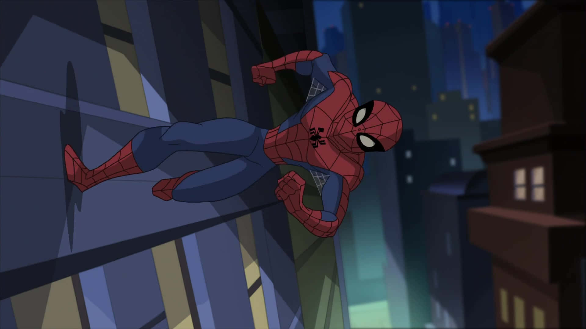 The Spectacular Spider-man On The Wall Wallpaper