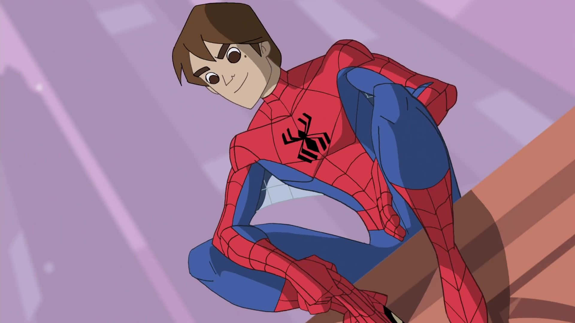 Denspektakulära Spider-man Peter Parker Wallpaper