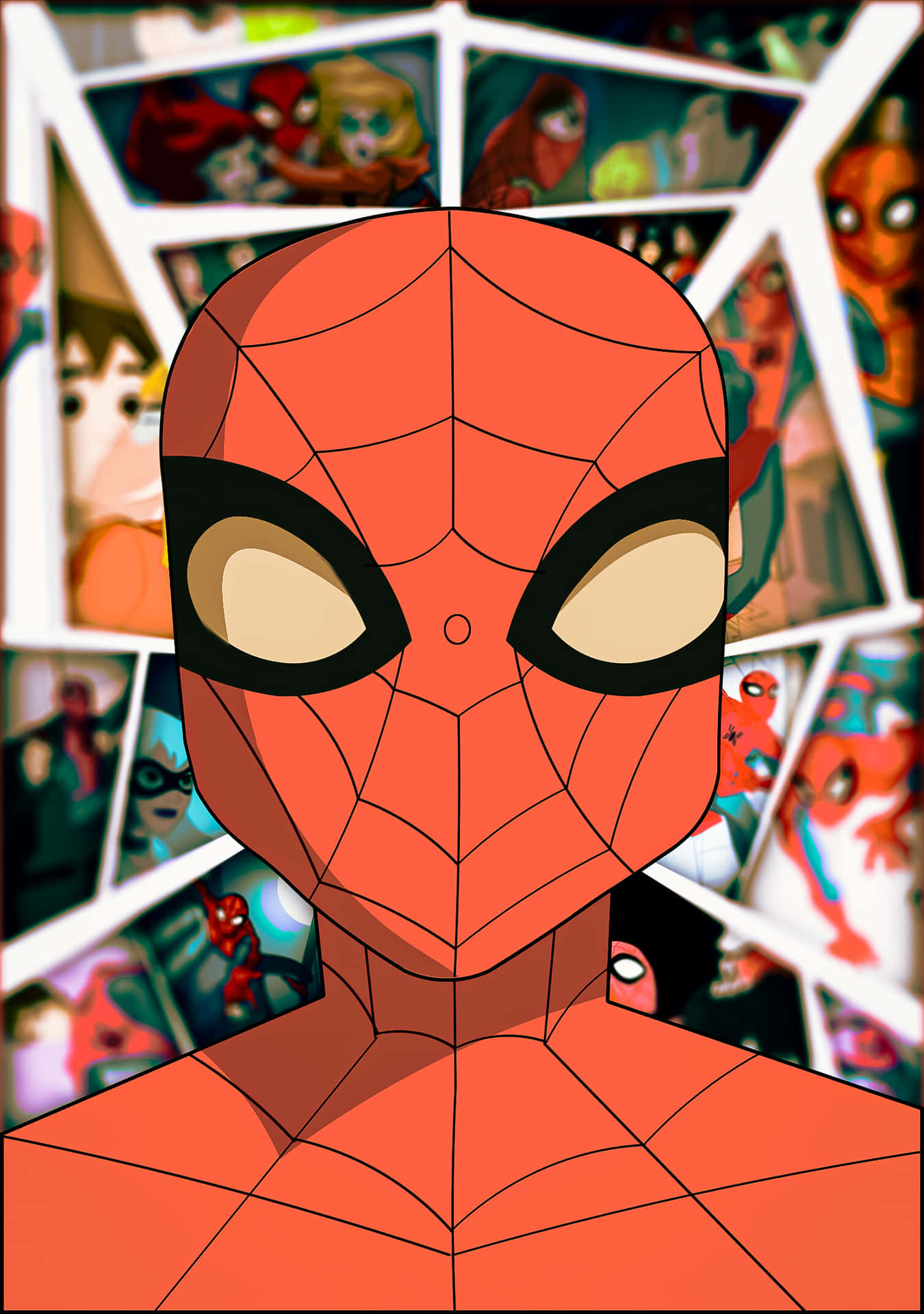 Denspektakulära Spider-man Profilbild (pfp) Wallpaper