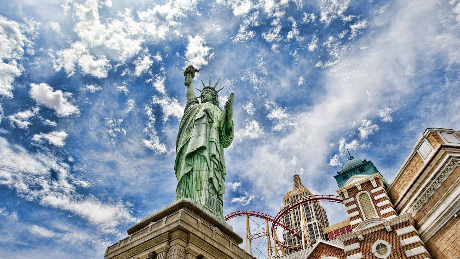 Statuen af Liberty i Amerika Wallpaper