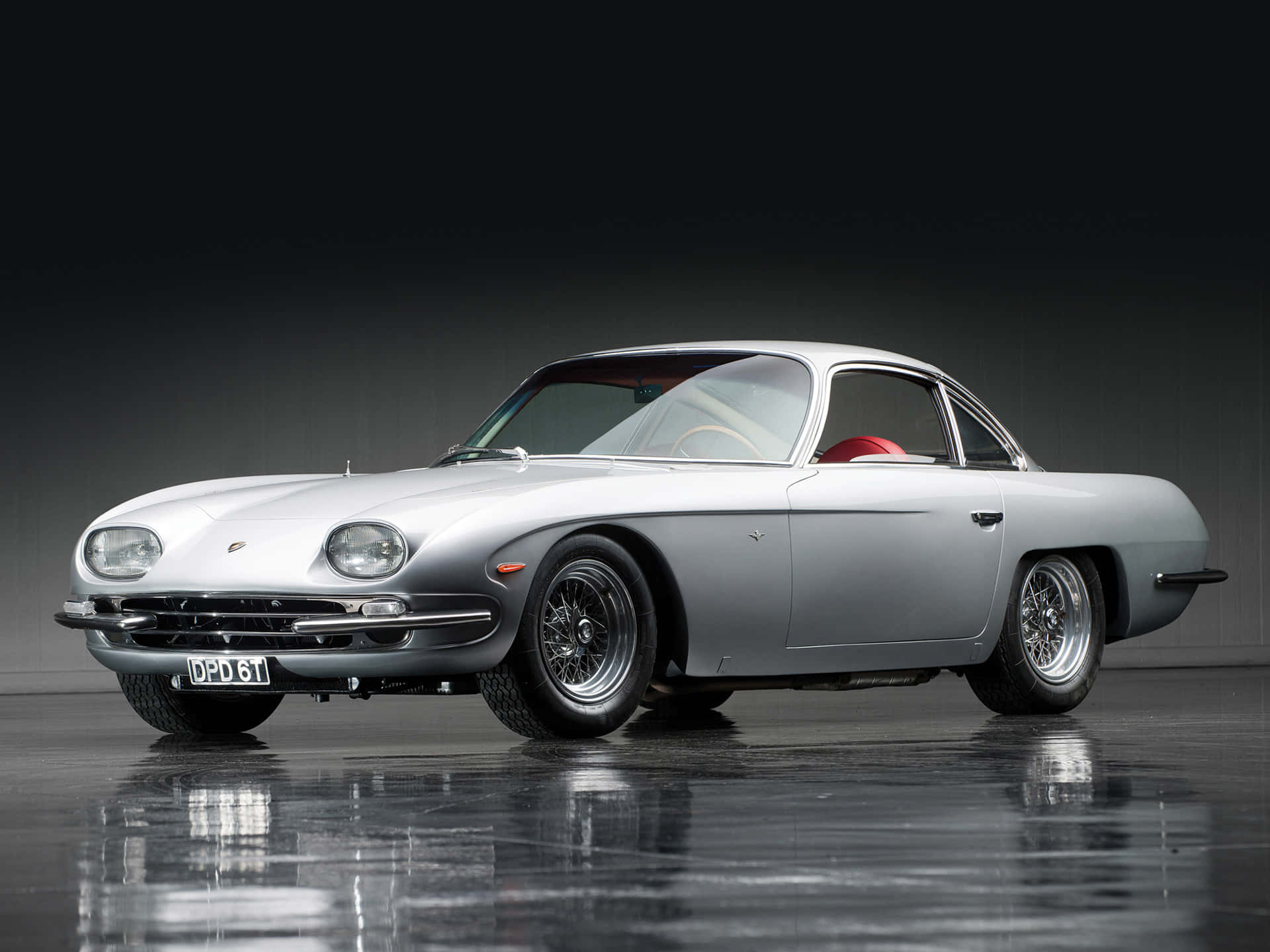 The Stellar 1964 Lamborghini 350 Gt In Its Prime Wallpaper