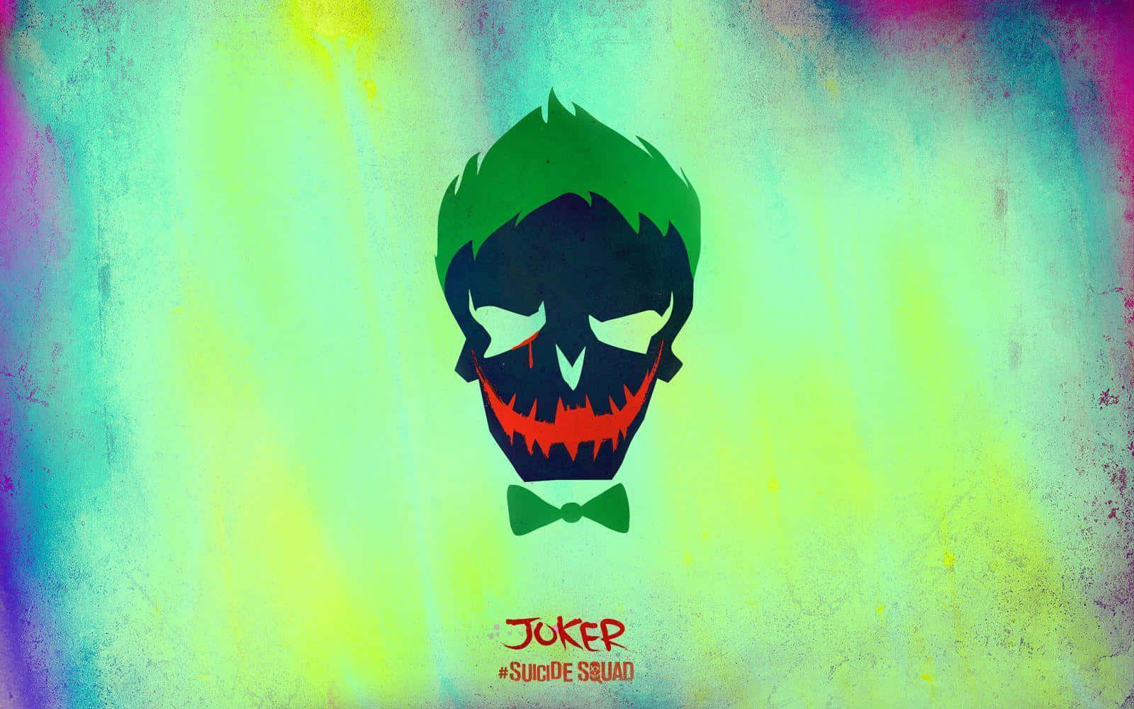 The Suicide Squad Joker Logo Wallpaper