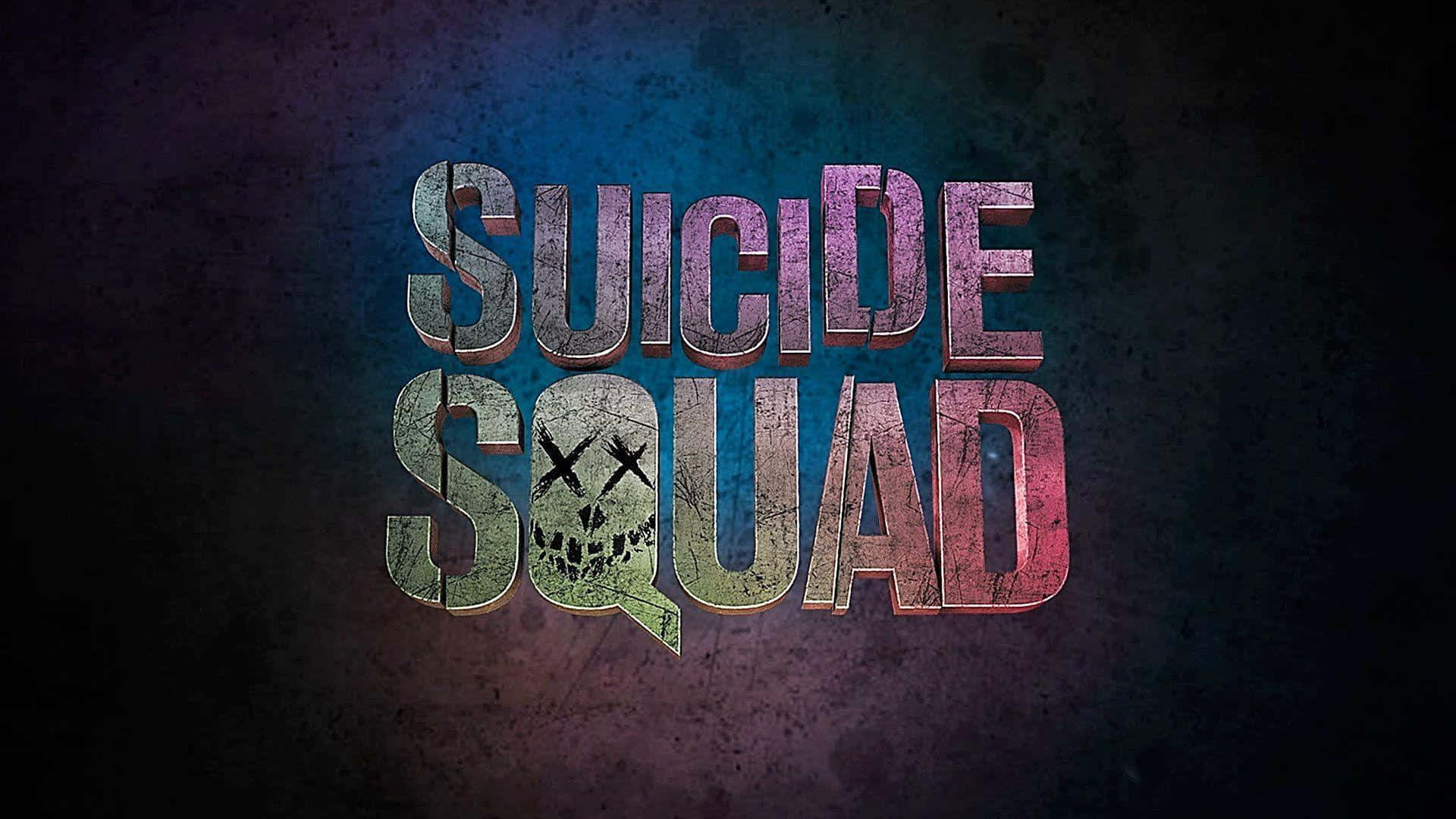 Klar til DC's ultimative skurkealliance i Suicide Squad. Wallpaper