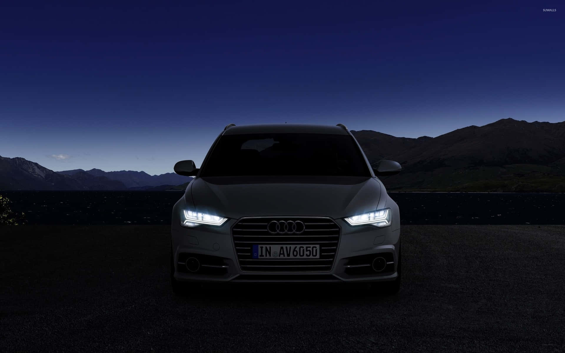 The Superior Audi S6 In Stunning Night Lights Wallpaper