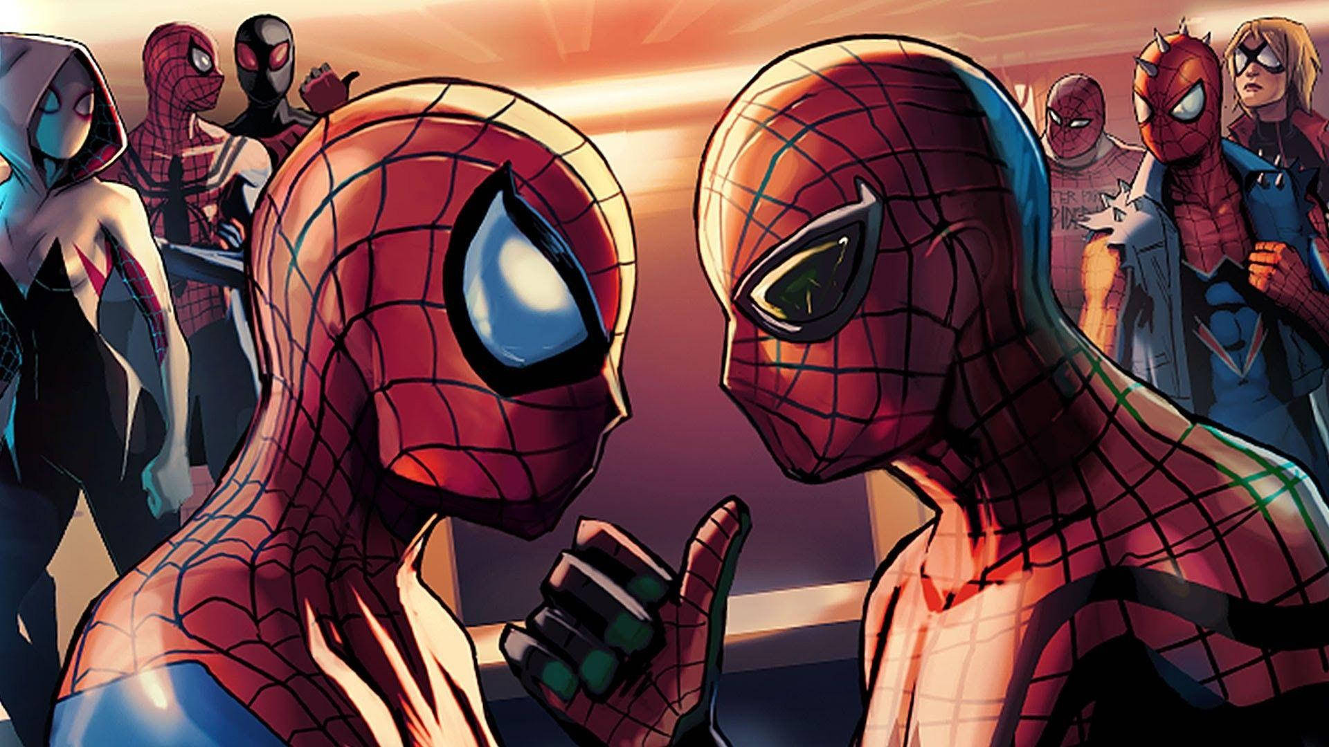 Download The Superior Spider-man Standoff Wallpaper 