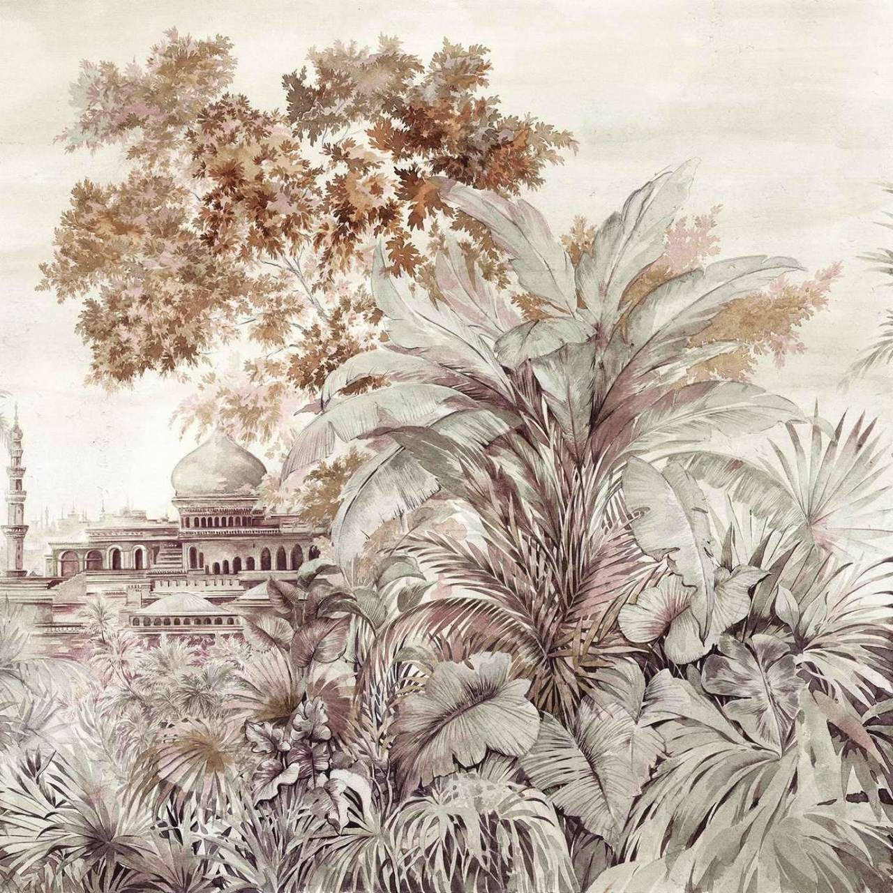 The Taj Mahal Digital Drawing Wallpaper