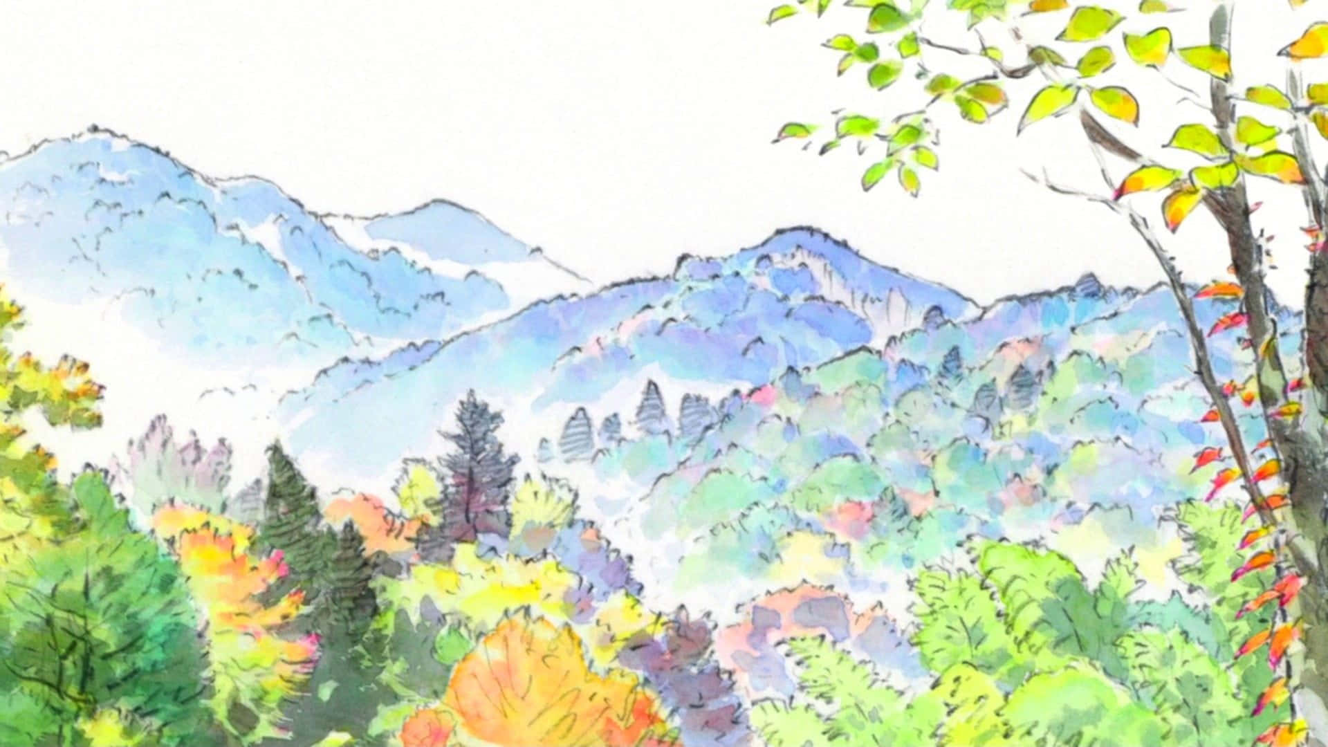 The Tale of The Princess Kaguya - Beautiful Scenery Wallpaper