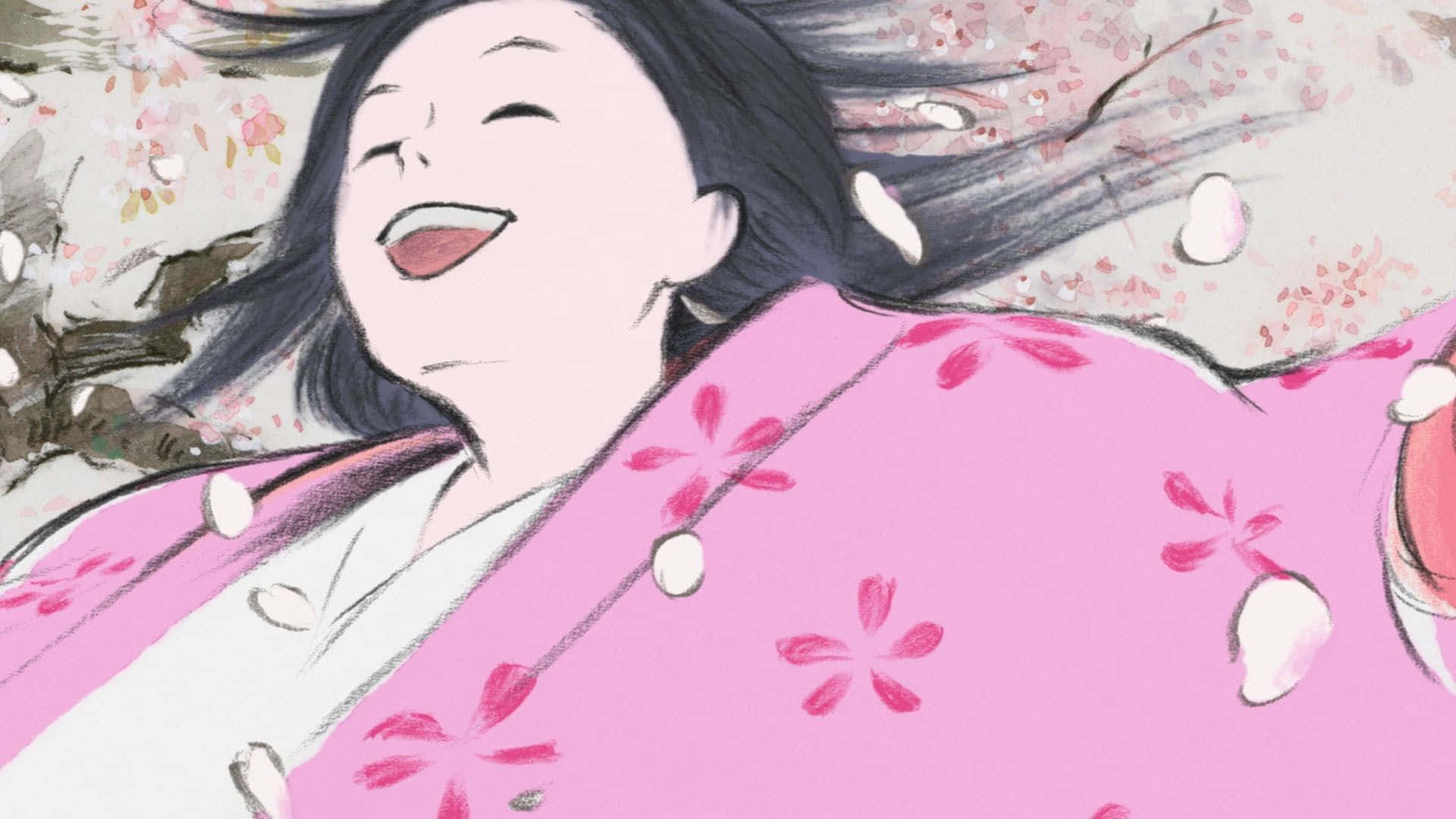 Elcuento De La Princesa Kaguya, Una Película De Studio Ghibli Fondo de pantalla