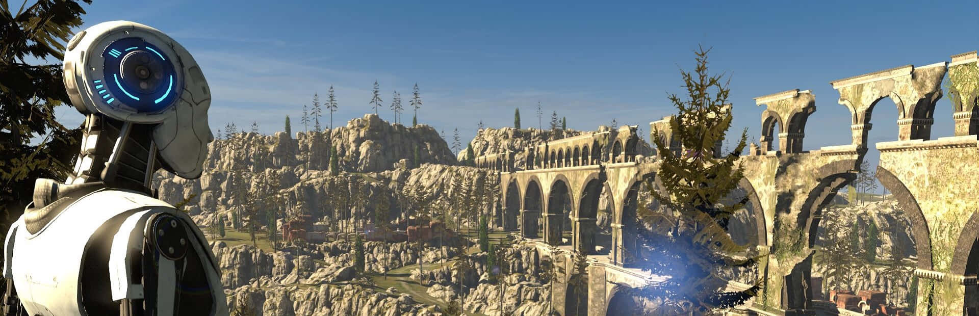 The Talos Principle Background Wide Panoramic Shot Background