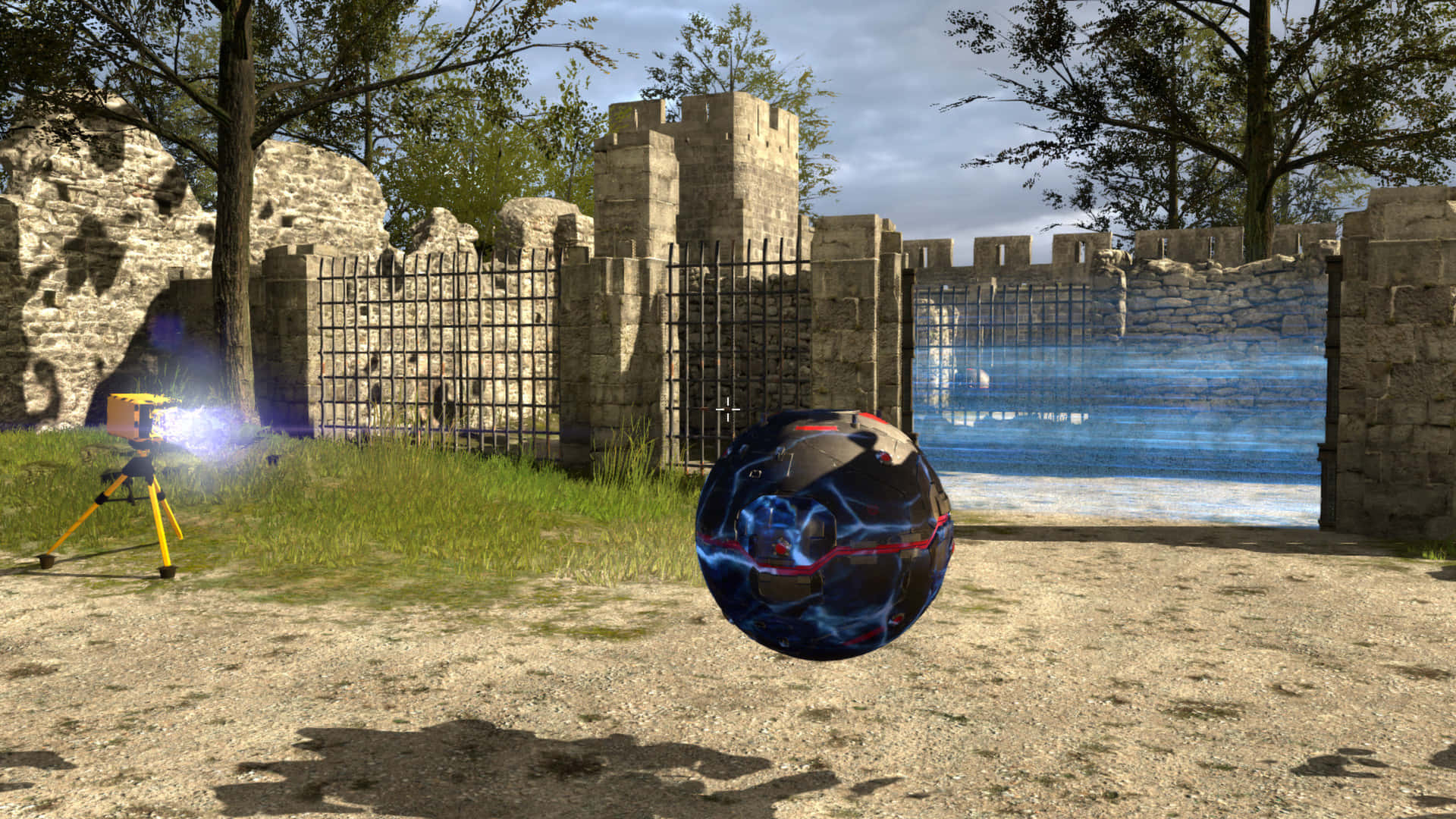 The Talos Principle Background Of A Jammer and Bomb