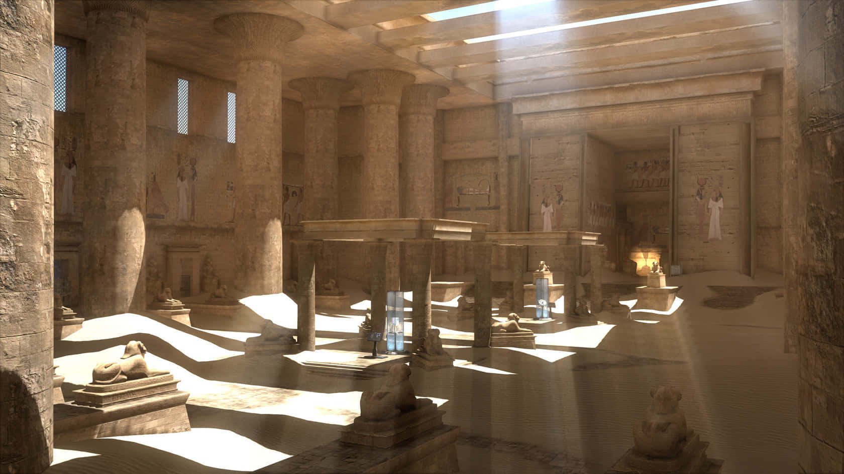 The Tomb In The Talos Principle Background
