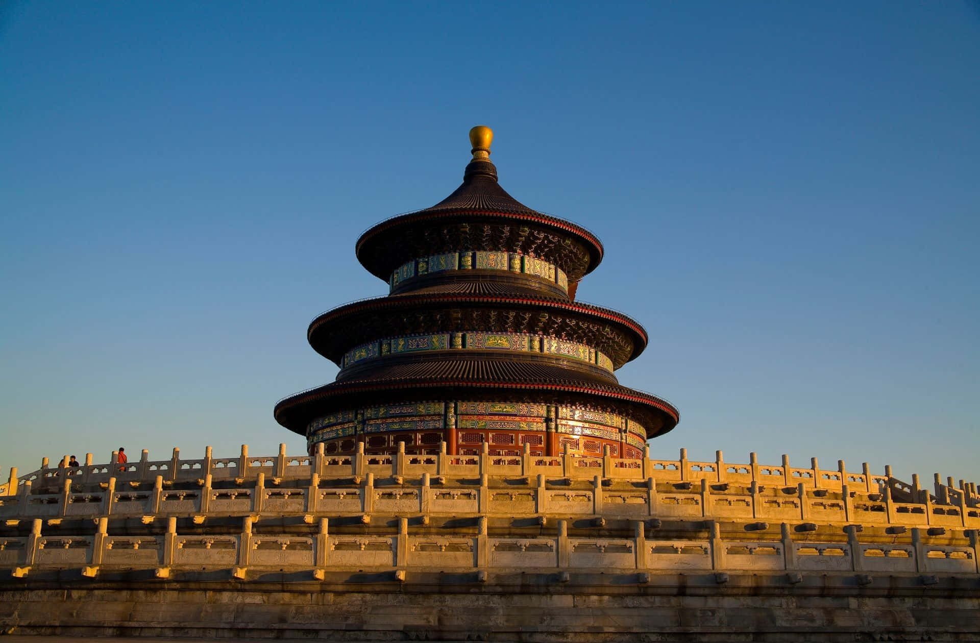 The Temple Of Heaven In An Afternoon Wallpaper
