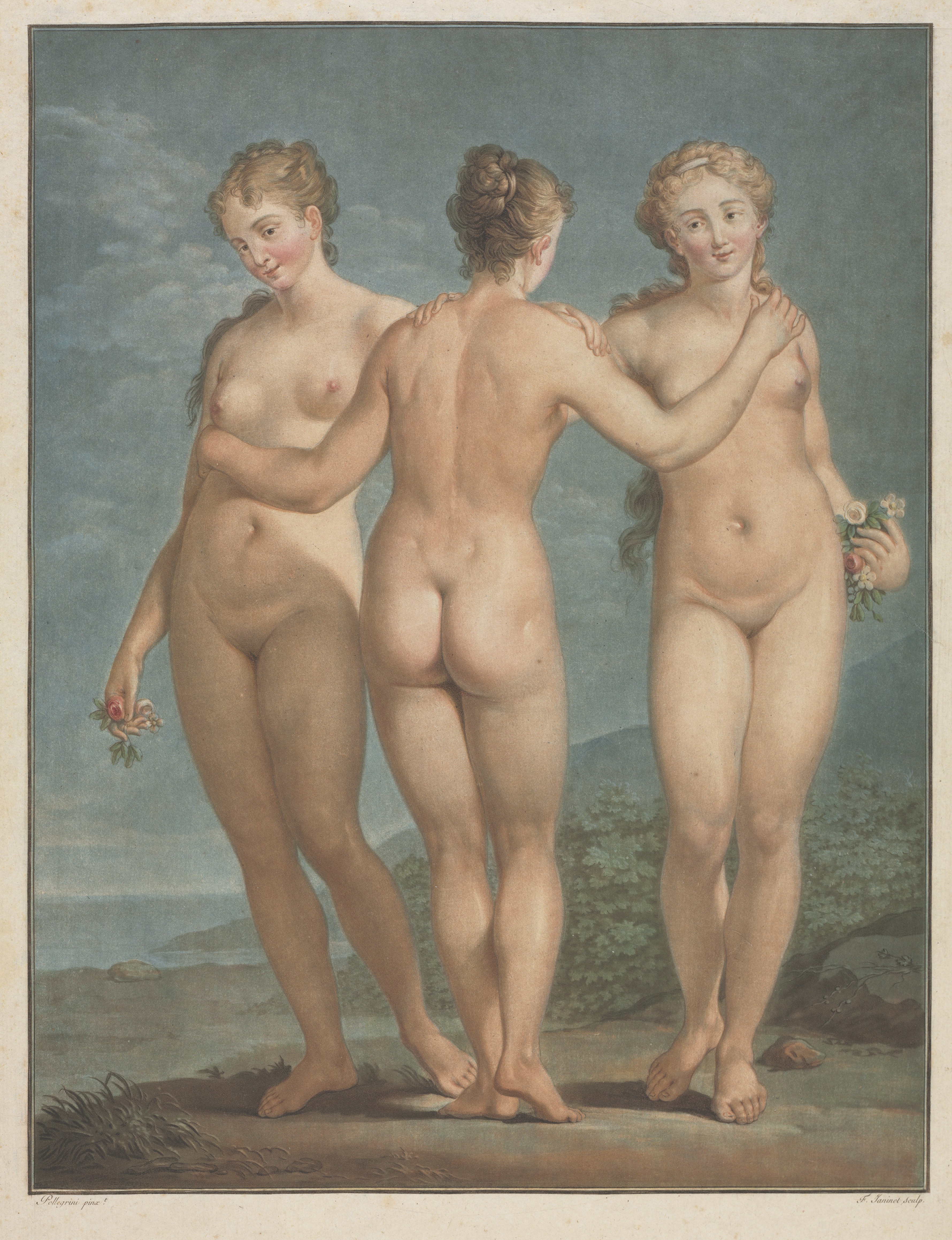 The Three Graces Wallpaper