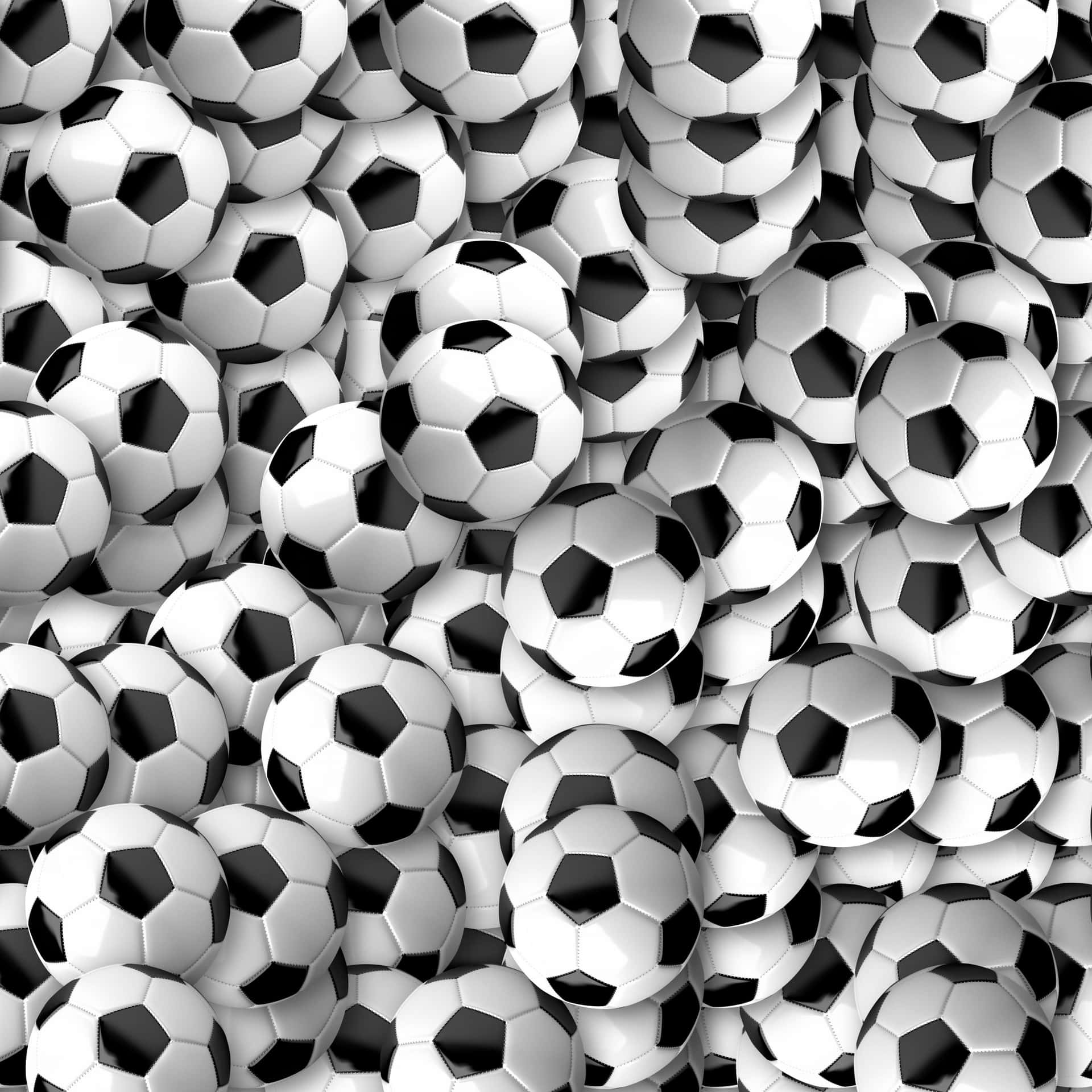 The Thrilling Game - Close-up Of A Soccer Ball Wallpaper