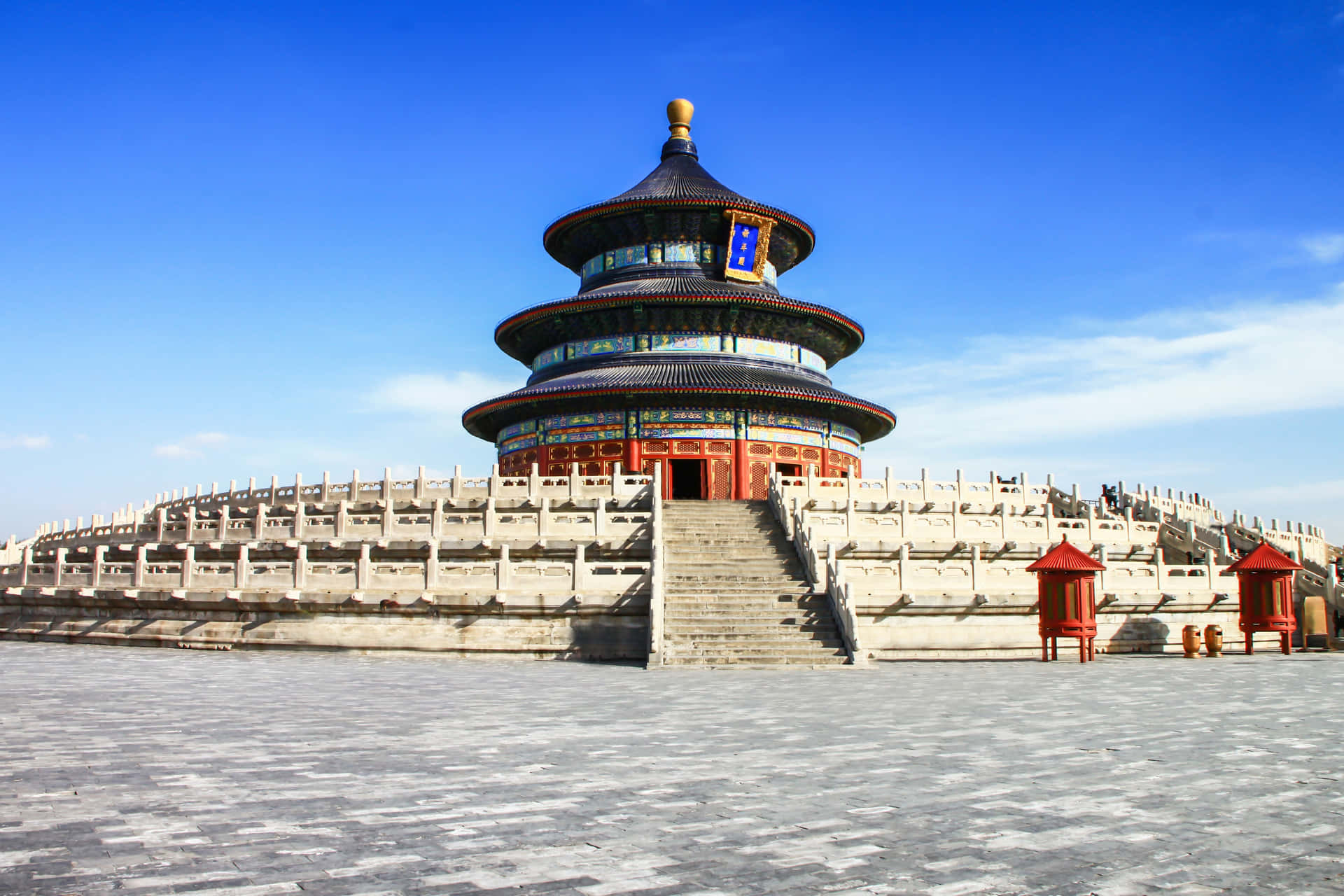 The Tiled Floors Of The Temple Of Heaven Wallpaper