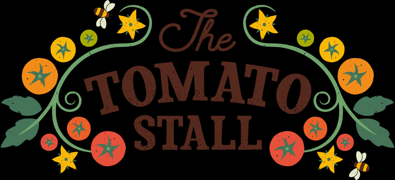 The Tomato Stall Signage PNG
