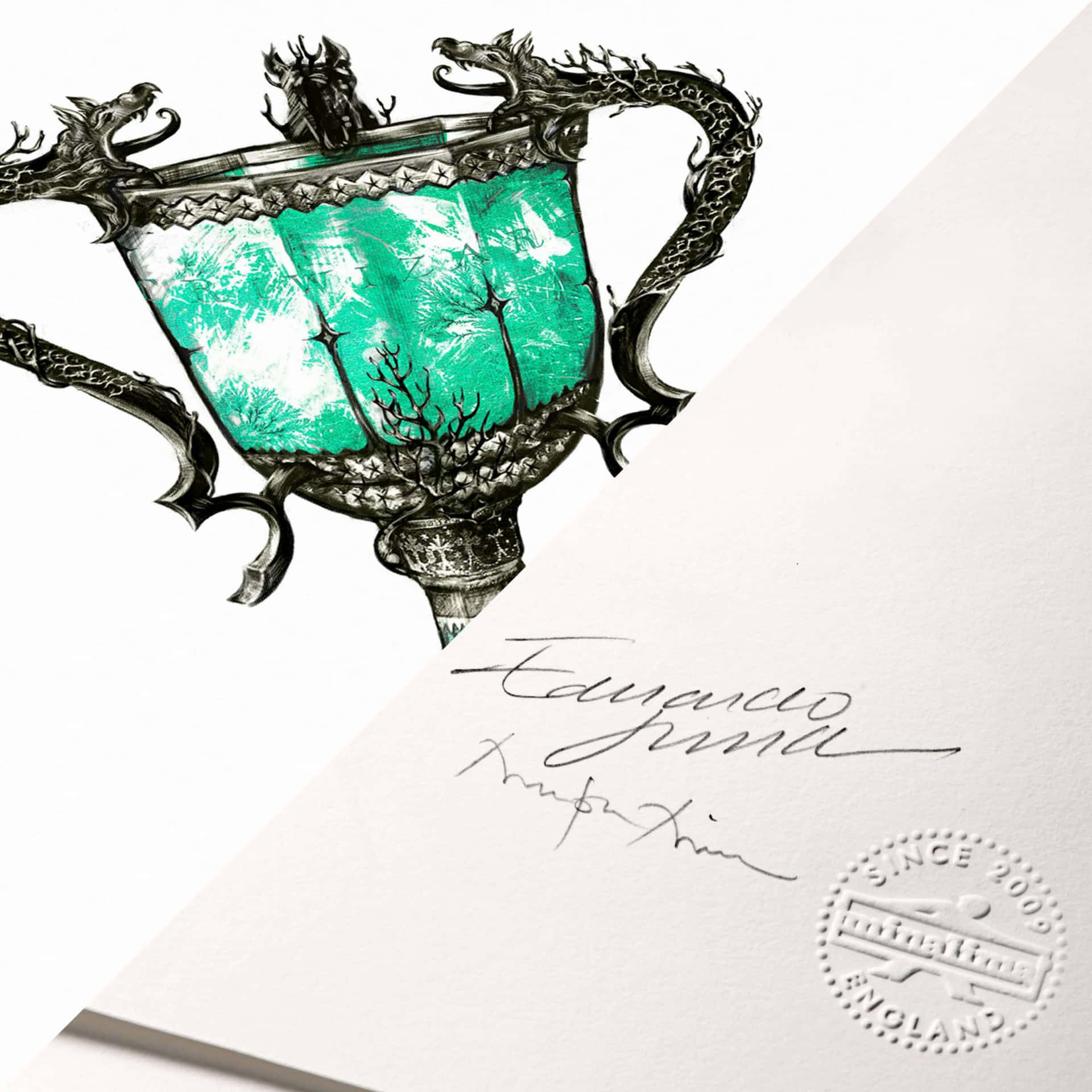 An Illustration of The Triwizard Cup Wallpaper