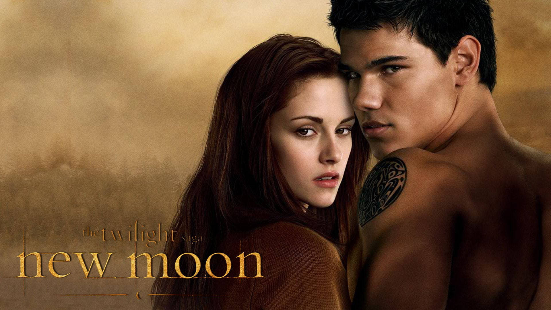The Twilight Saga New Moon Bella And Jacob Wallpaper