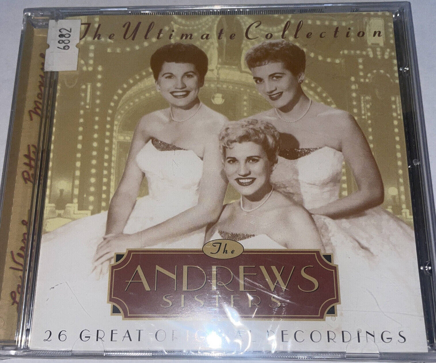 Den ultimative samling The Andrews Sisters 26 største originale optagelser. Wallpaper