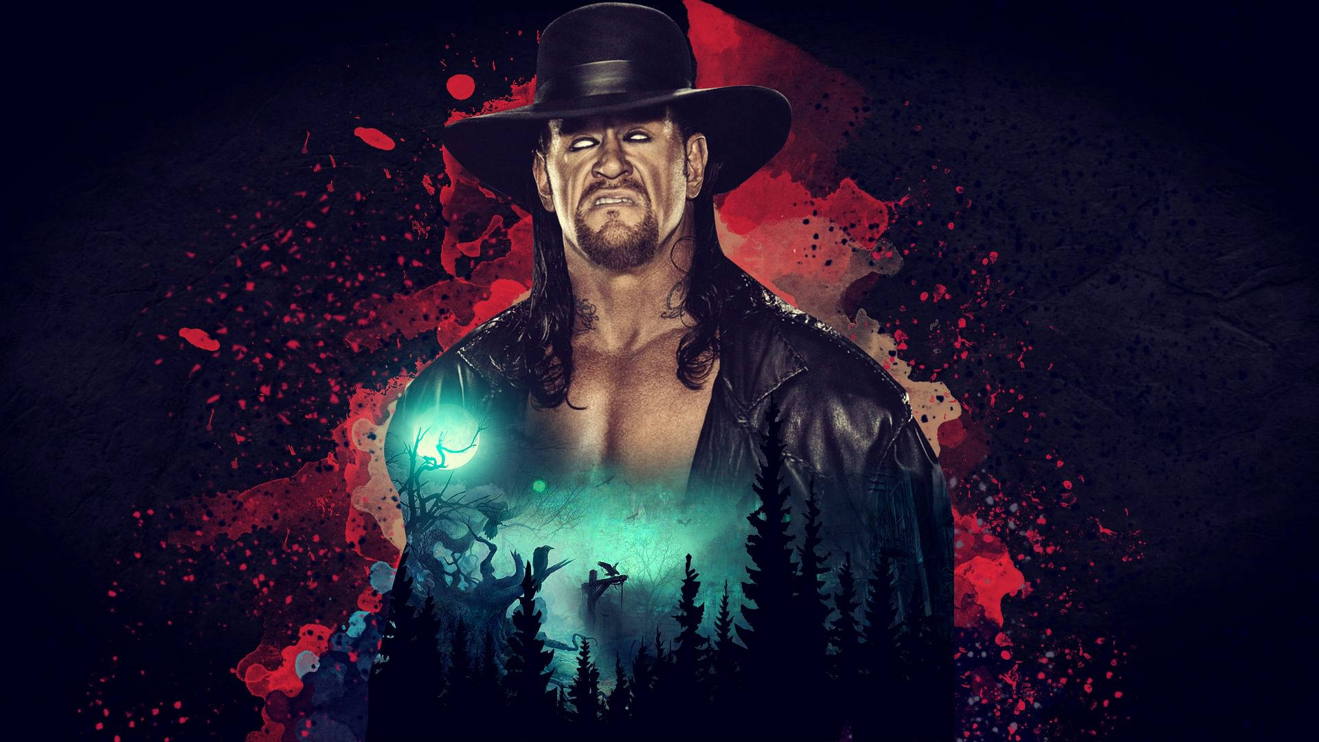 The Undertaker In Intense Digital Art Wallpaper