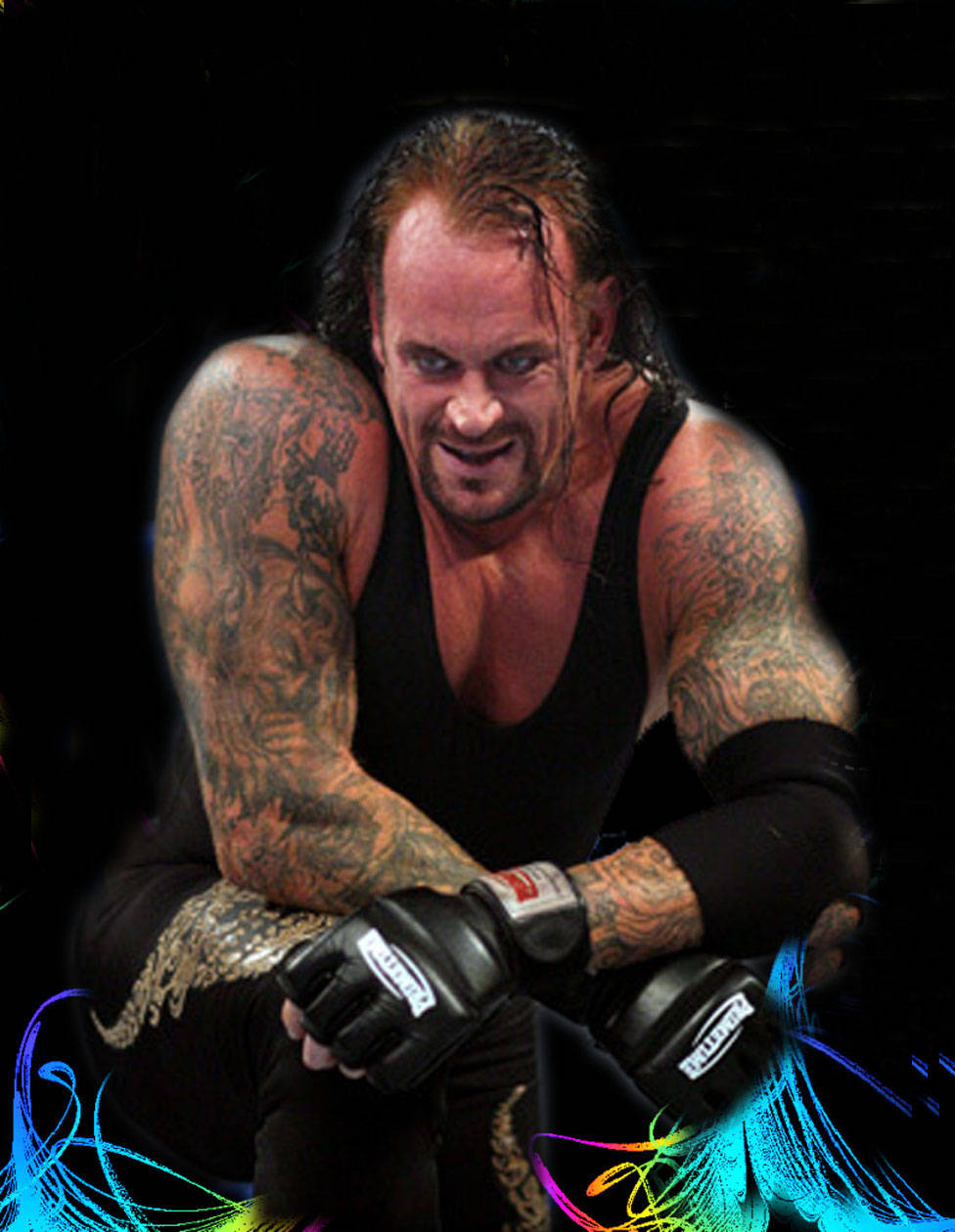 The Undertaker In A Fight Wallpaper