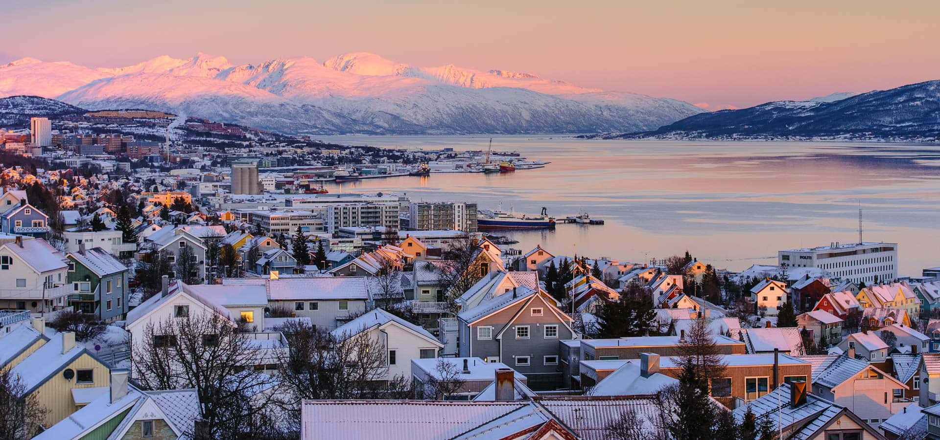 The Undiscovered Beauty Of Snow-covered Tromsø Wallpaper