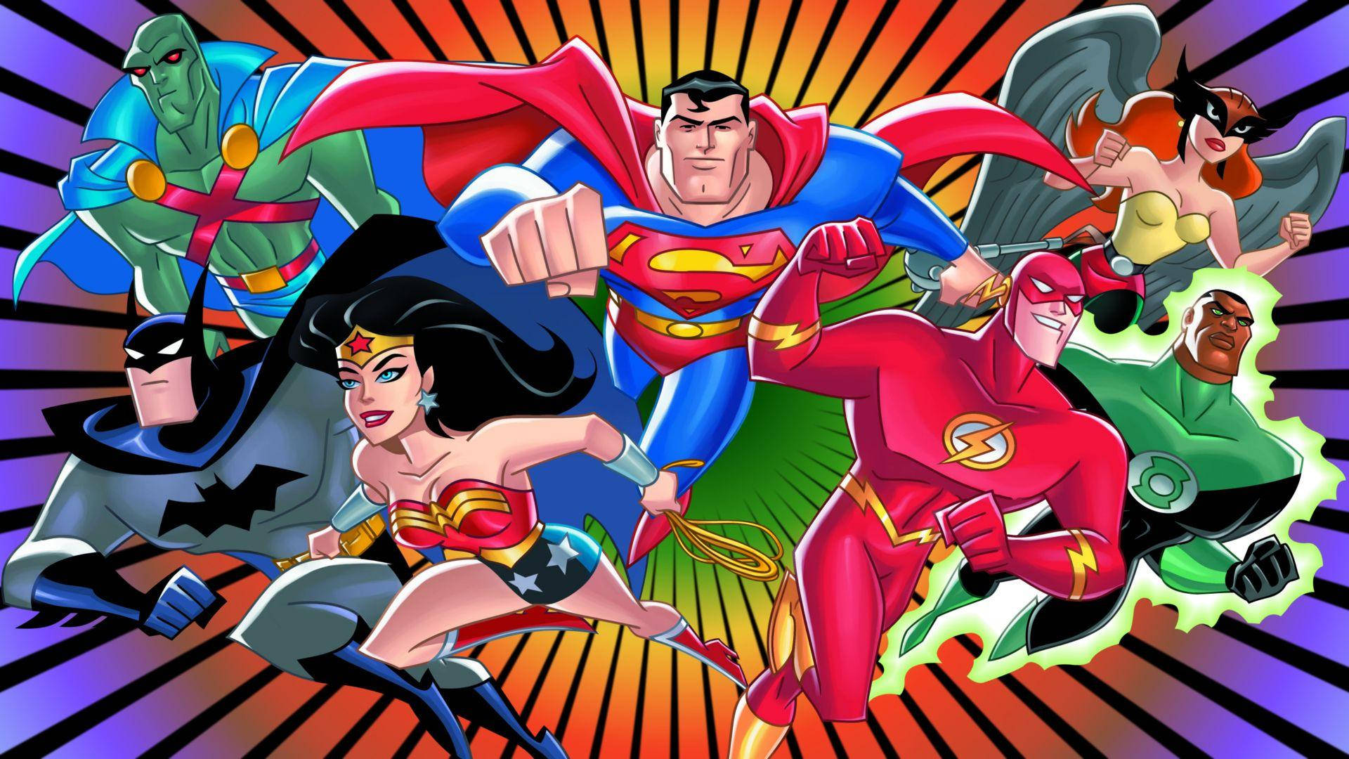 The Unstoppable Heroes Of Justice League Wallpaper