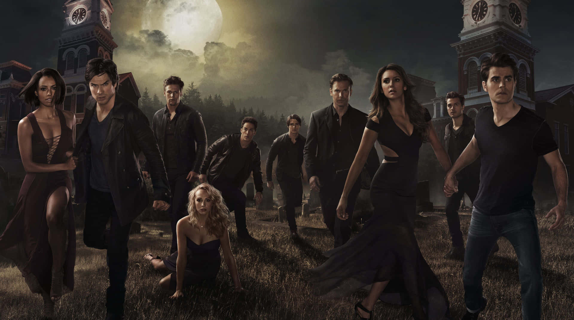 Get ready to enter the world of The Vampire Diaries with this ultra-modern iPhone Wallpaper