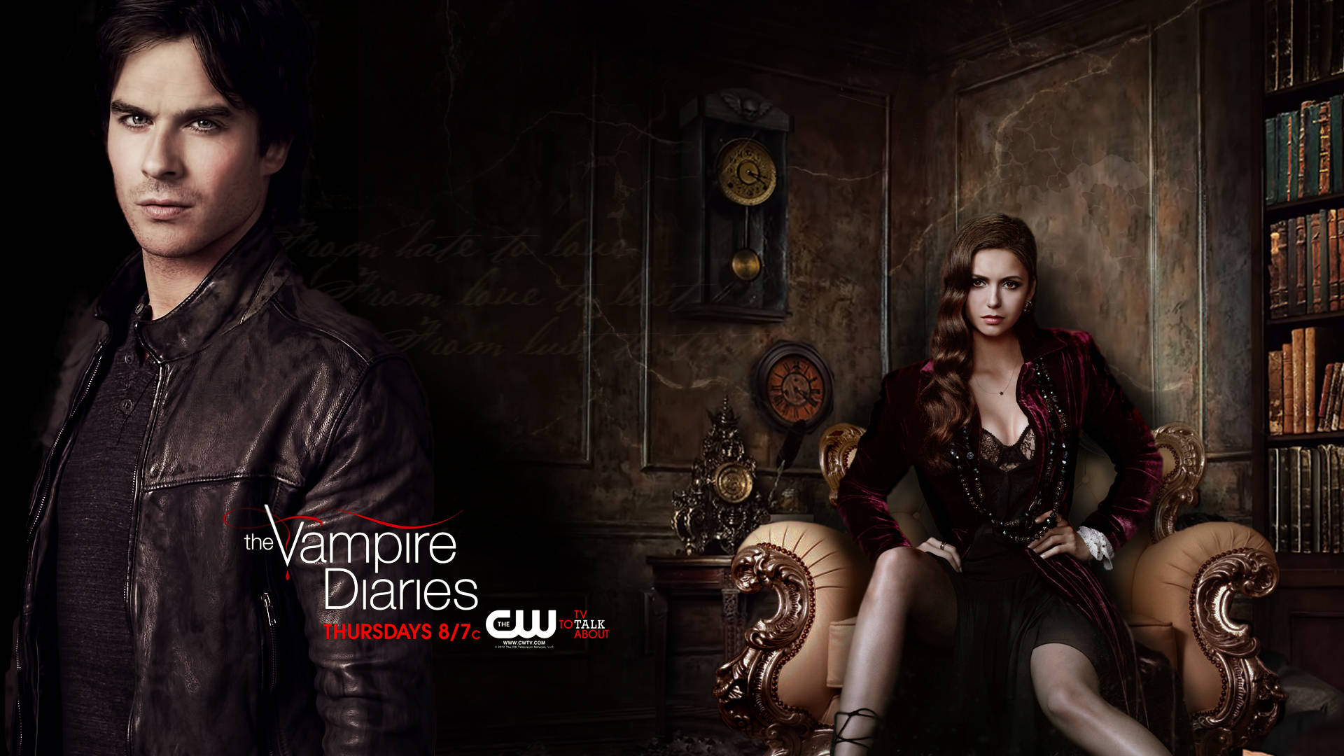 The Vampire Diaries Season 4 Poster Wallpaper
