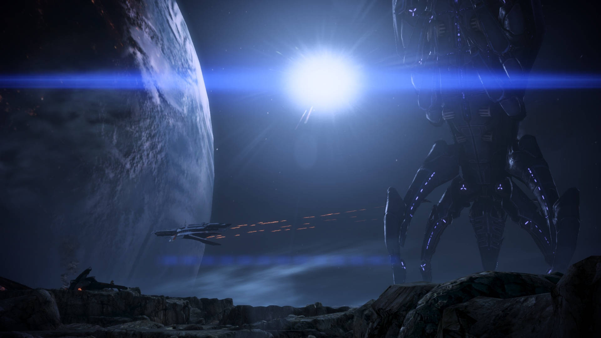 The Vanguard Reaper Mass Effect 3 Wallpaper