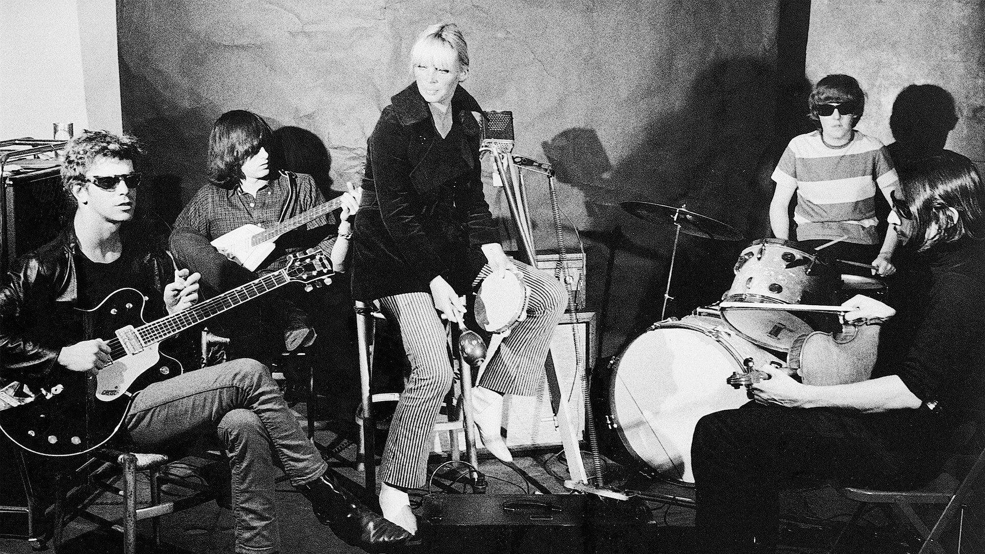 Den Velvet Undergrund Andy Warhols Fabrik 1966 Portræt #1 Wallpaper