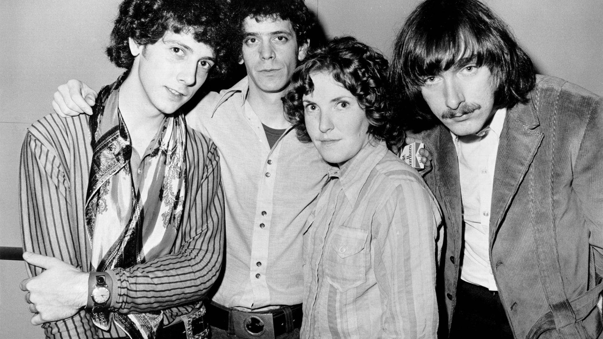 Det Velvet Underground Medlemmer 1970 Portræt Wallpaper