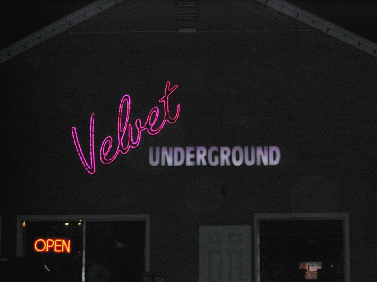 Velvetunderground Neon-ljusaffisch. Wallpaper