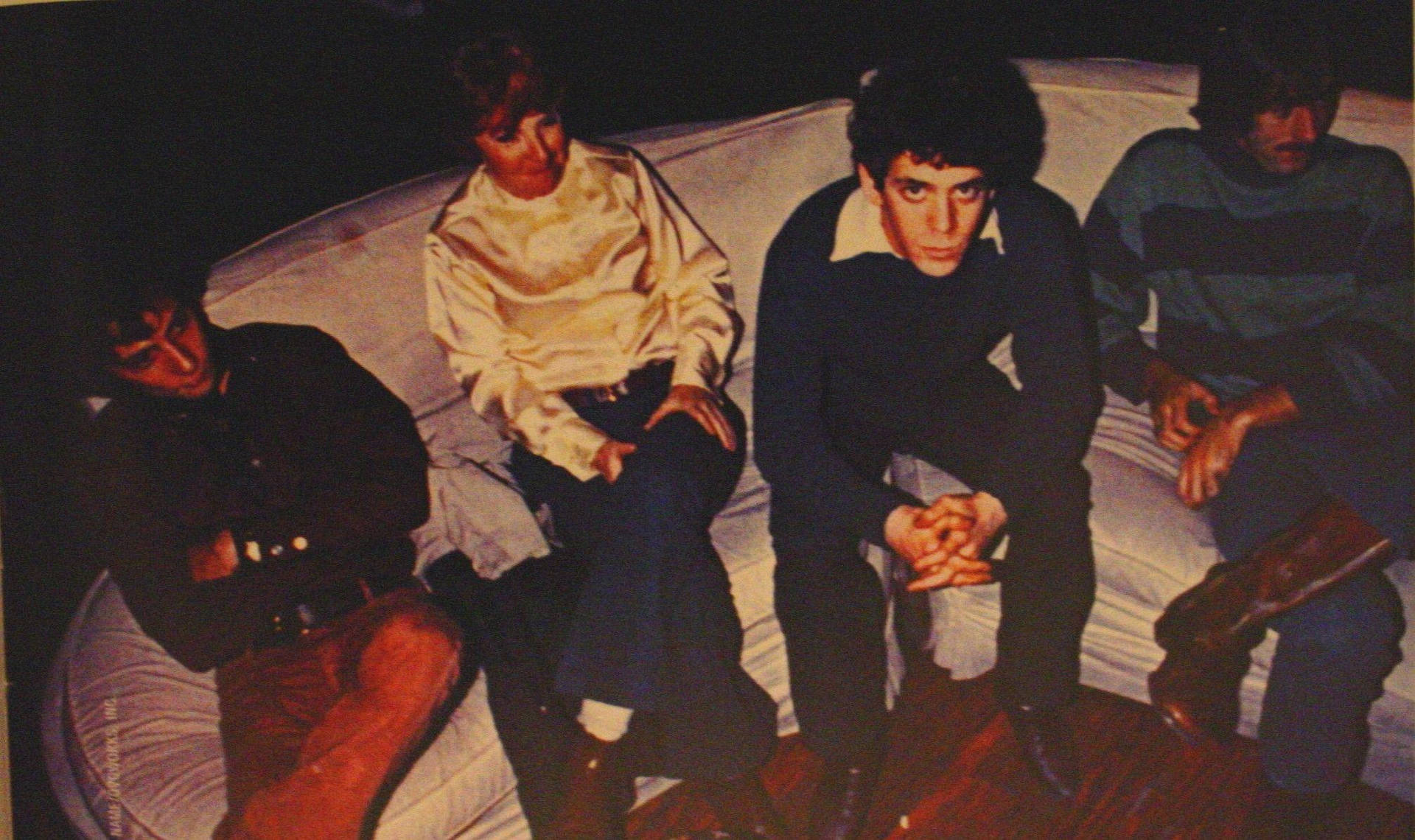Velvet Underground Sæde 1970 Vintage Portræt Tapet Wallpaper