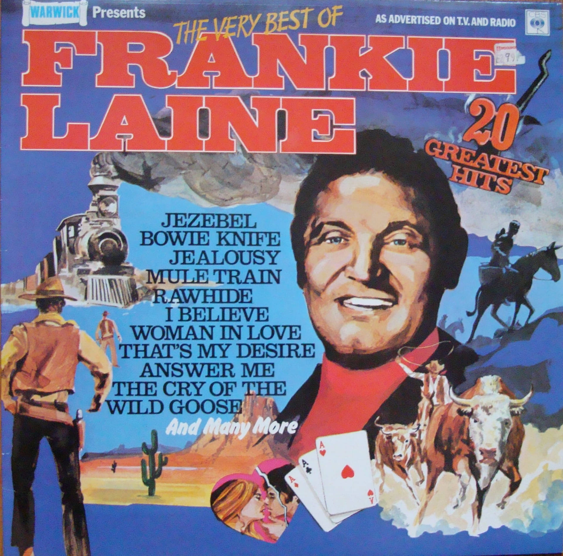 The Very Best Of Frankie Laine Album Cover Wallpaper
