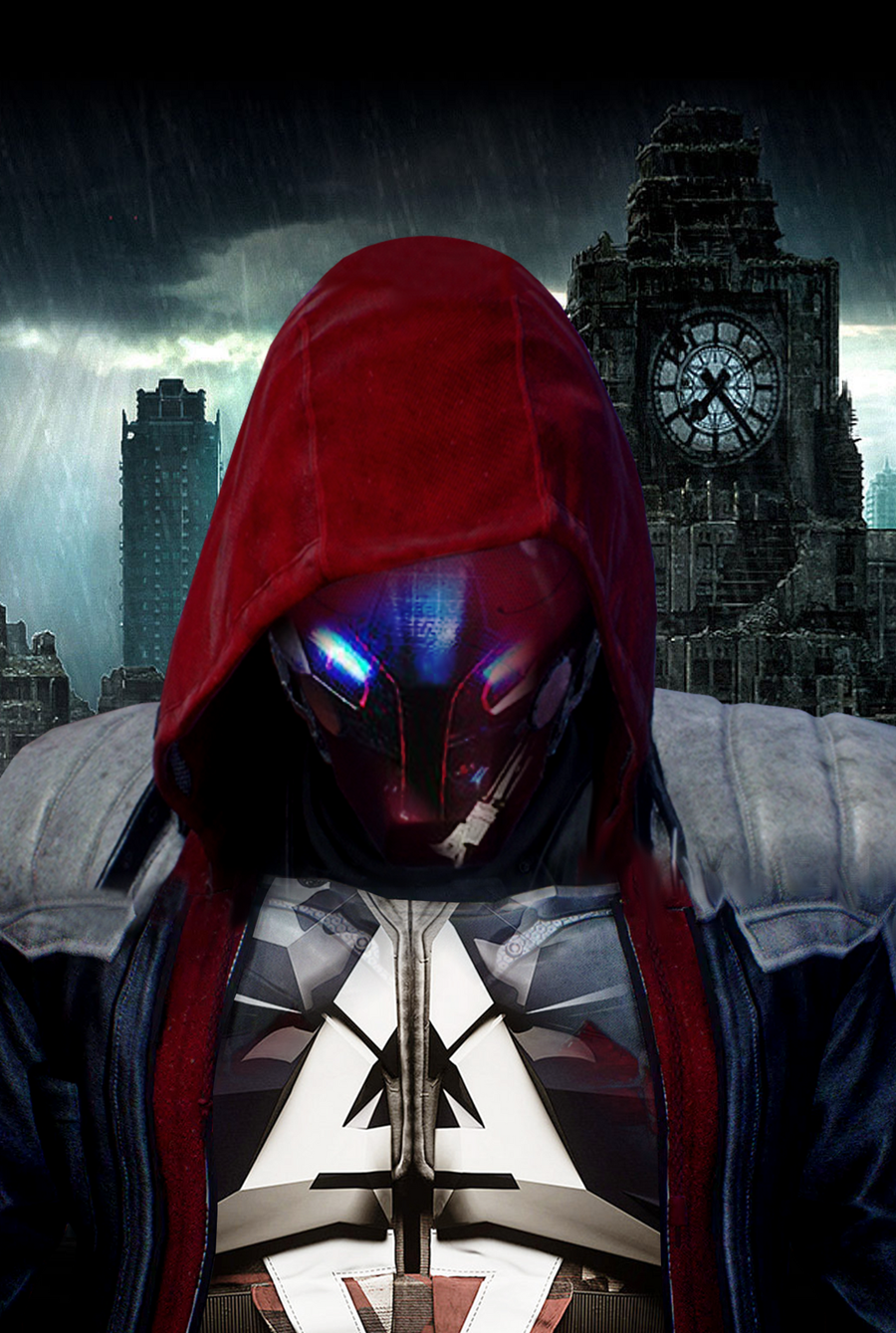 The Vigilante Red Hood In Gotham City