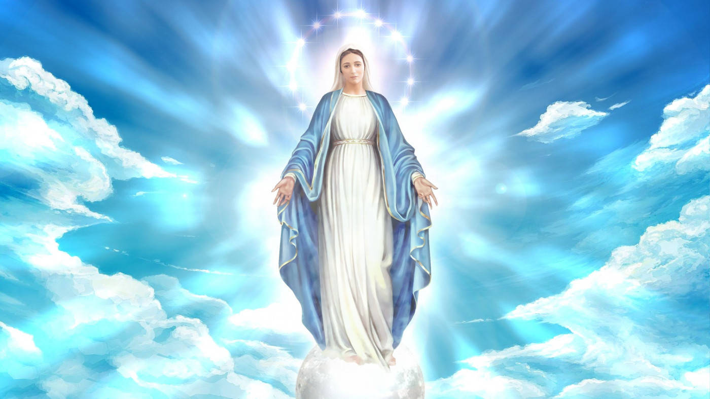 The Virgin Mary Animated Background