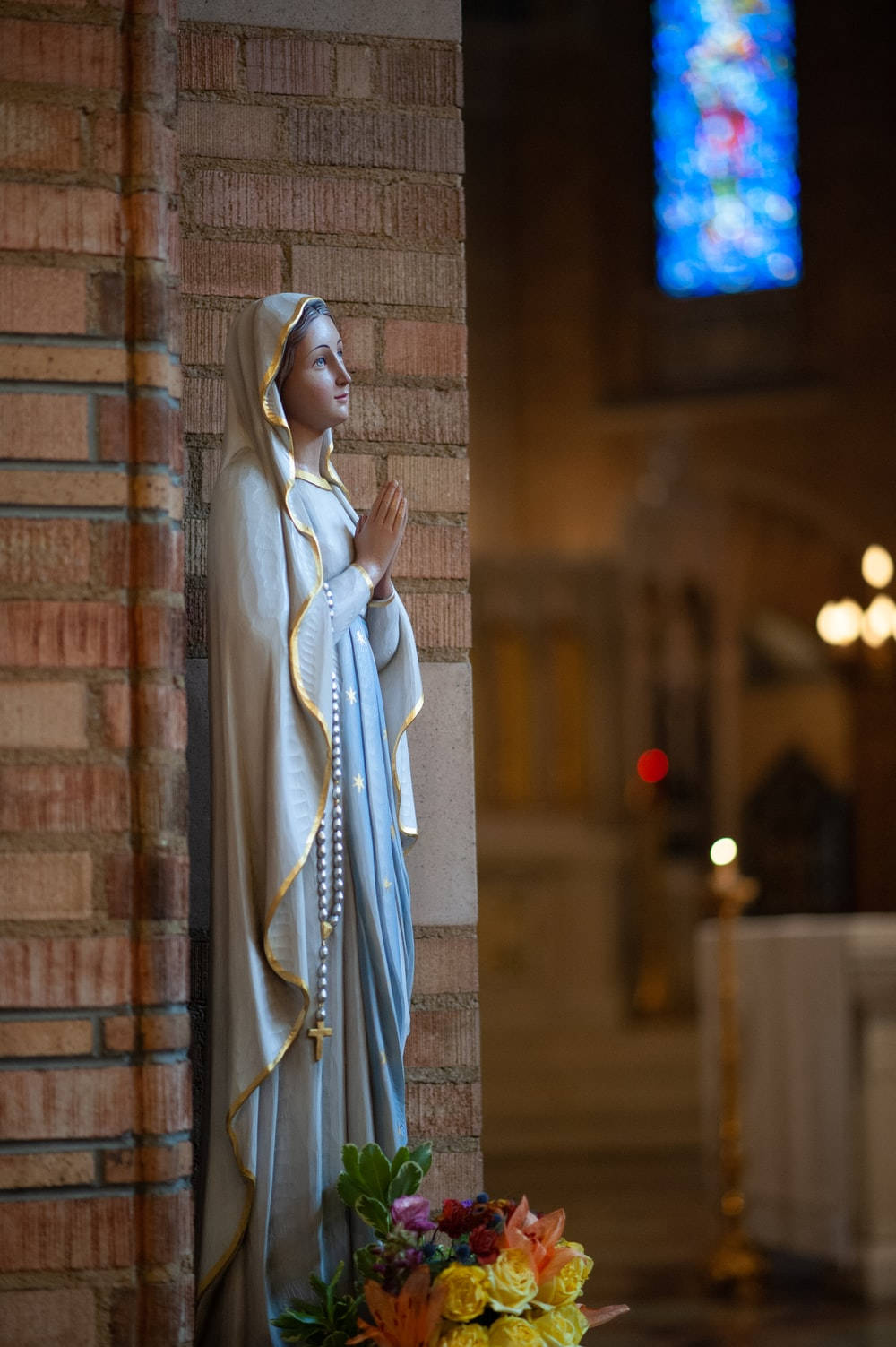 Aigreja Da Virgem Maria. Papel de Parede