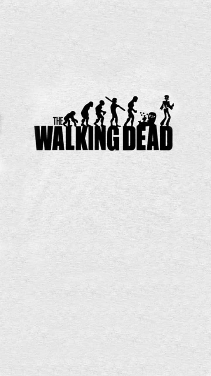 Få det seneste telefon tilfælde mærket med Walking Dead-logoet Wallpaper