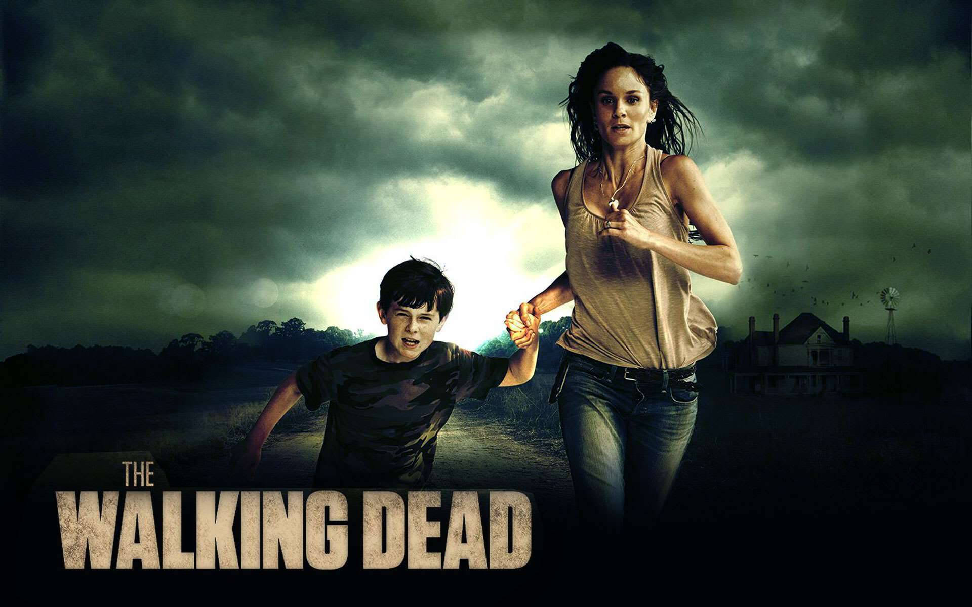The Walking Dead Lori And Carl Wallpaper