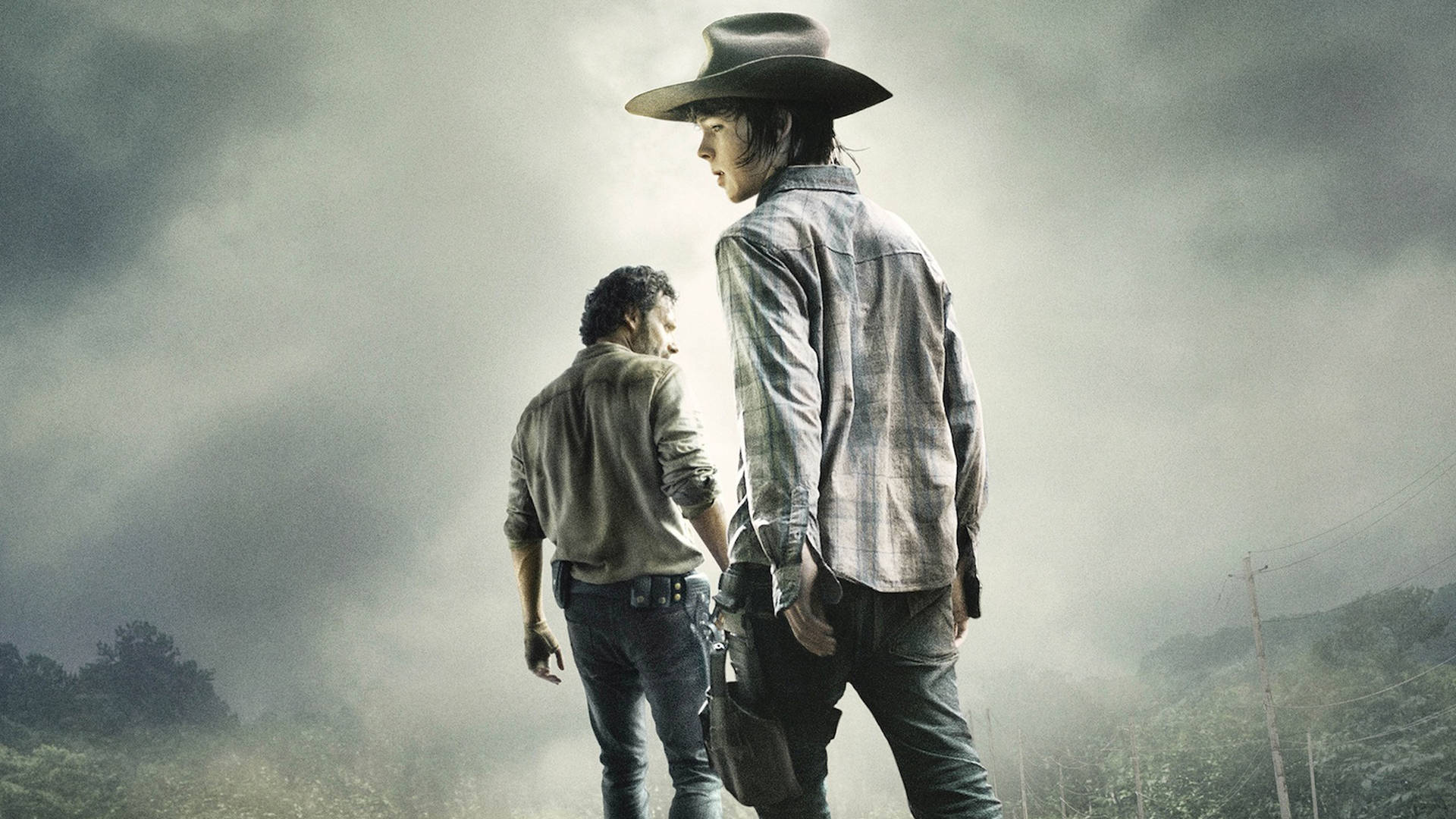The Walking Dead Rick And Carl Wallpaper