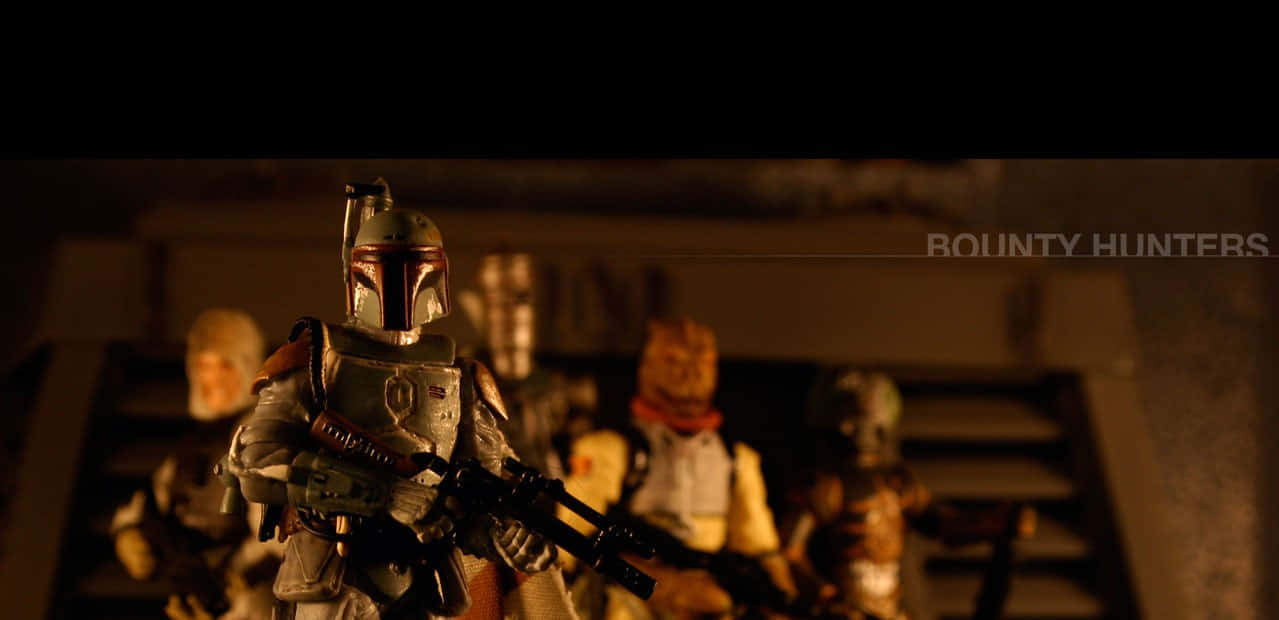 The War Of The Bounty Hunters: A Clash Of Epic Proportions" Wallpaper