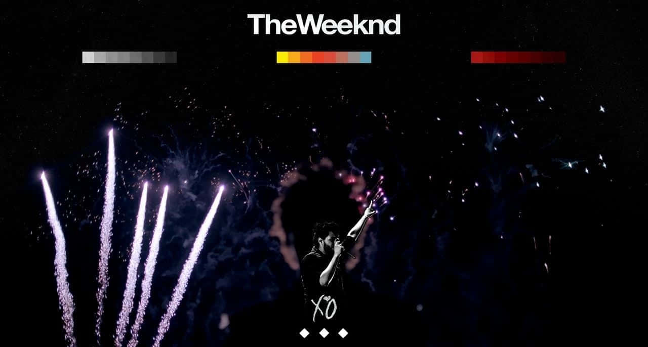Caption: The Weeknd Performing on Stage