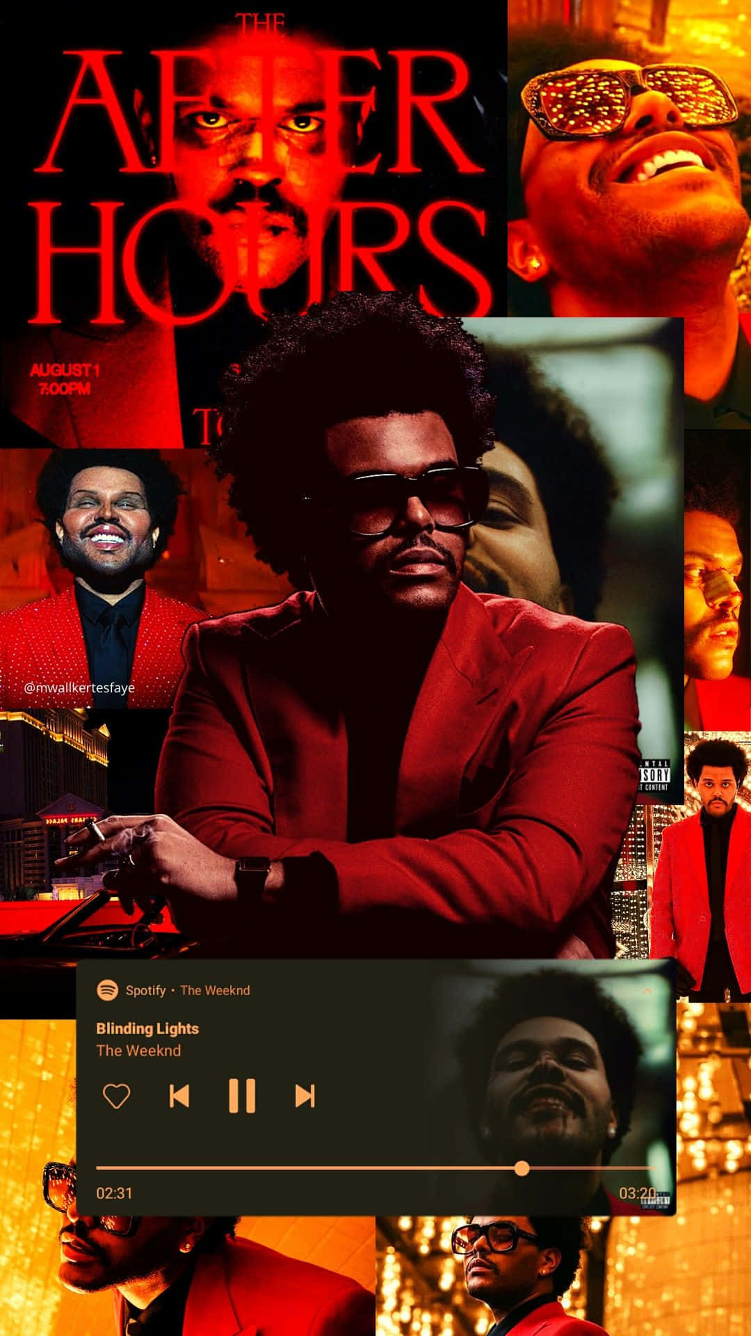 "The Weeknd After Hours Album Cover" Wallpaper