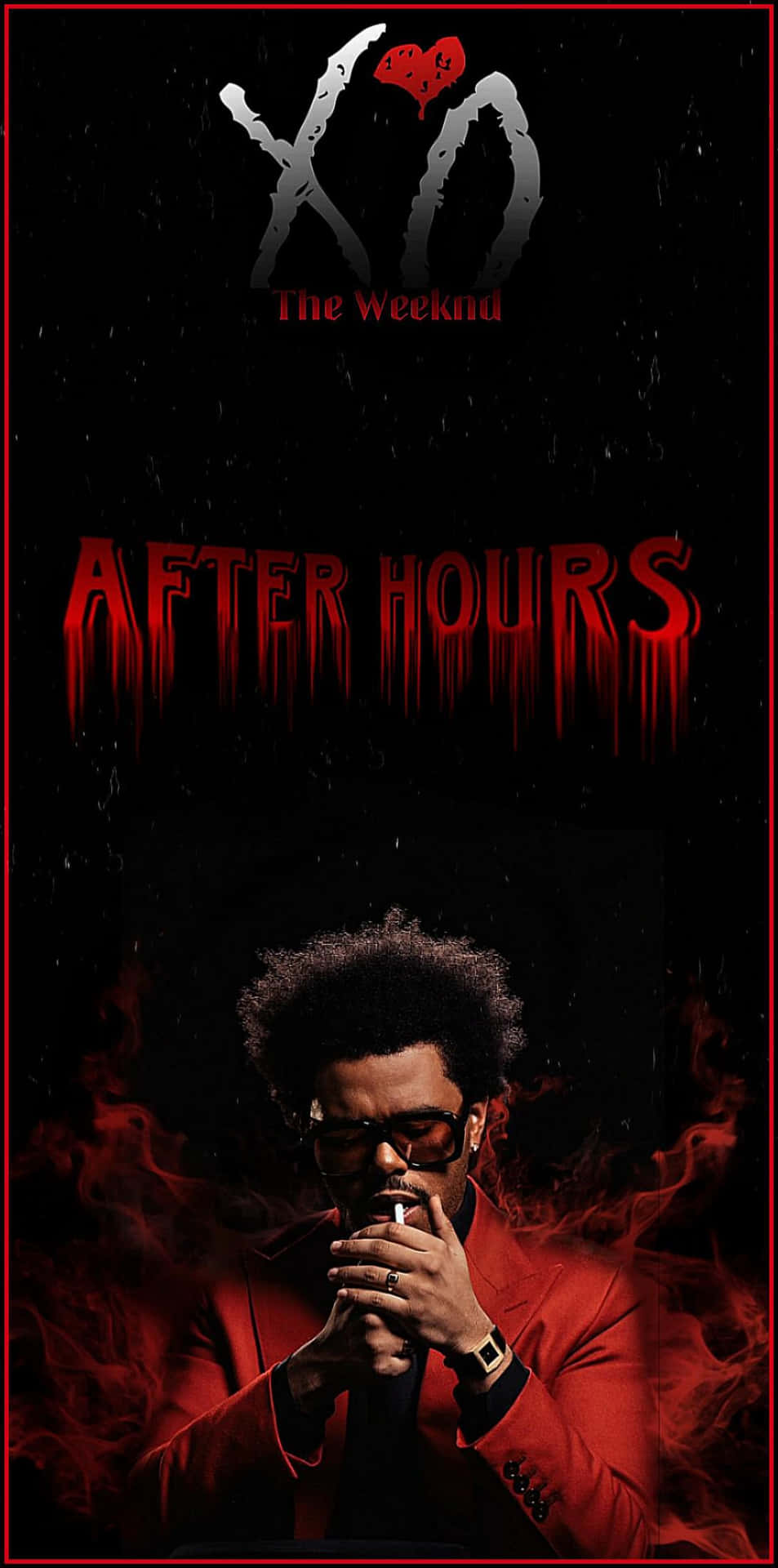The Weeknd's After Hours Album Art Wallpaper