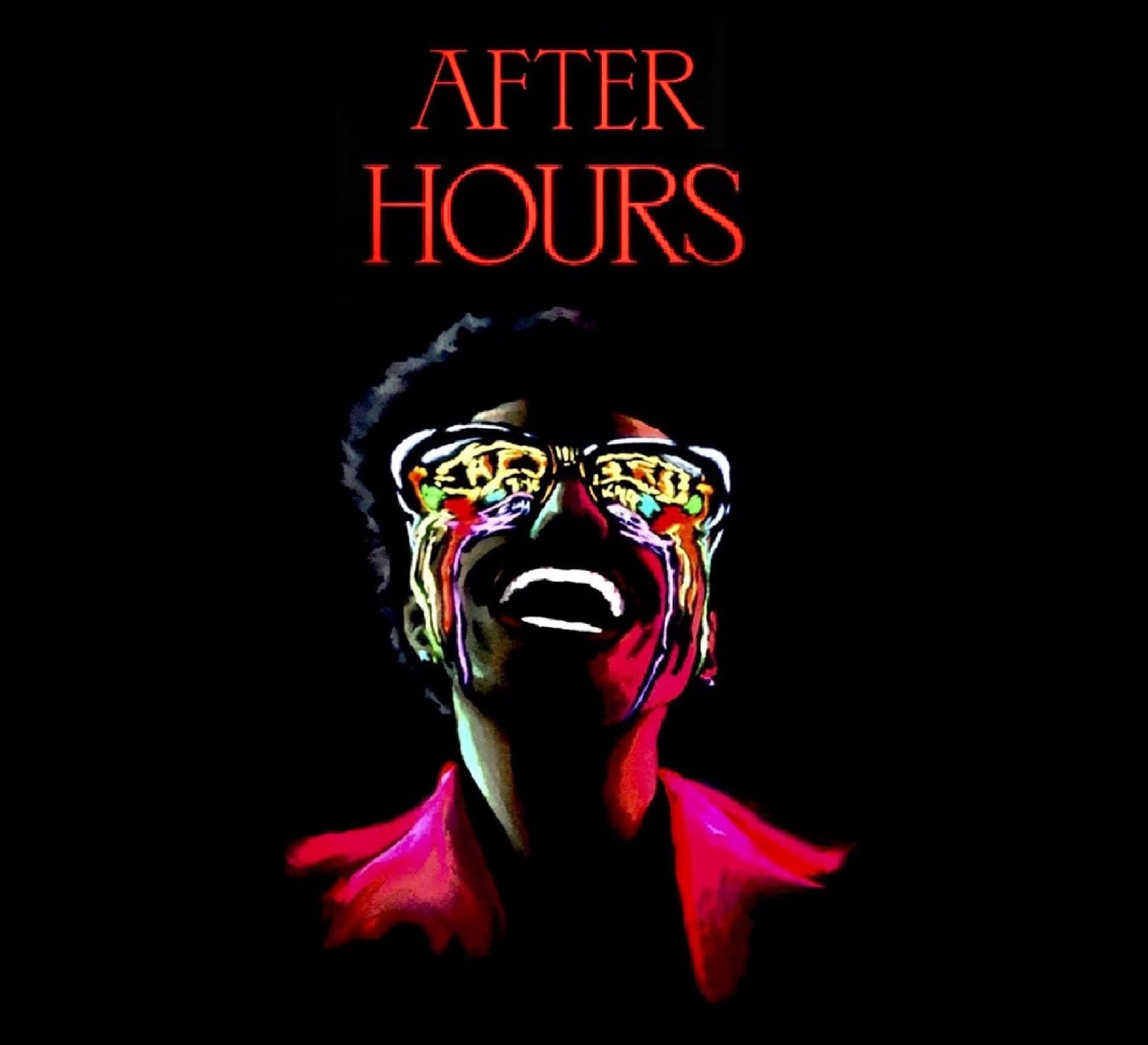 Elarte De La Portada Del Álbum After Hours De The Weeknd Fondo de pantalla